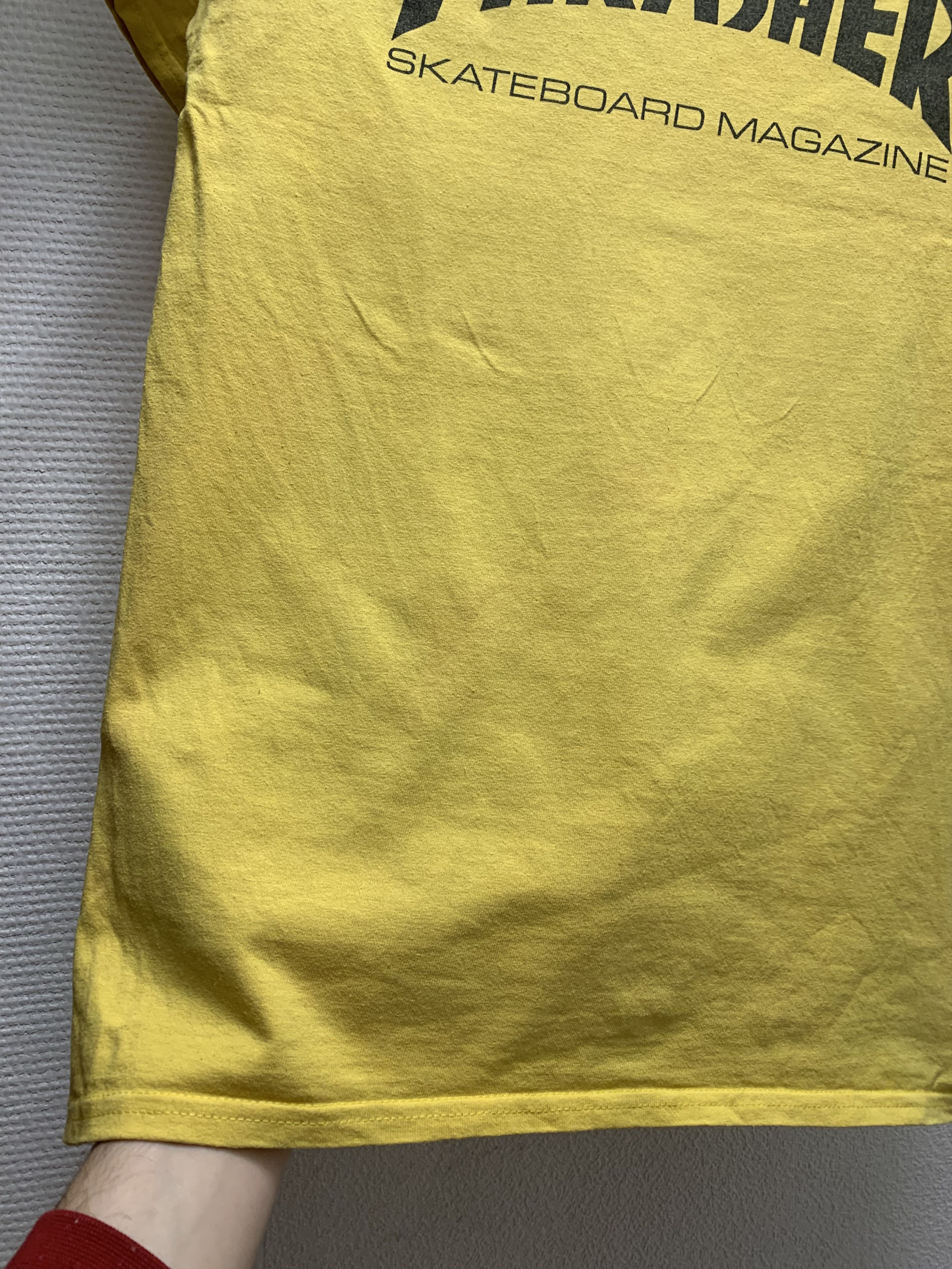 Thrasher Trasher skateboarding t-shirt M size yellow Size US M / EU 48-50 / 2 - 6 Thumbnail