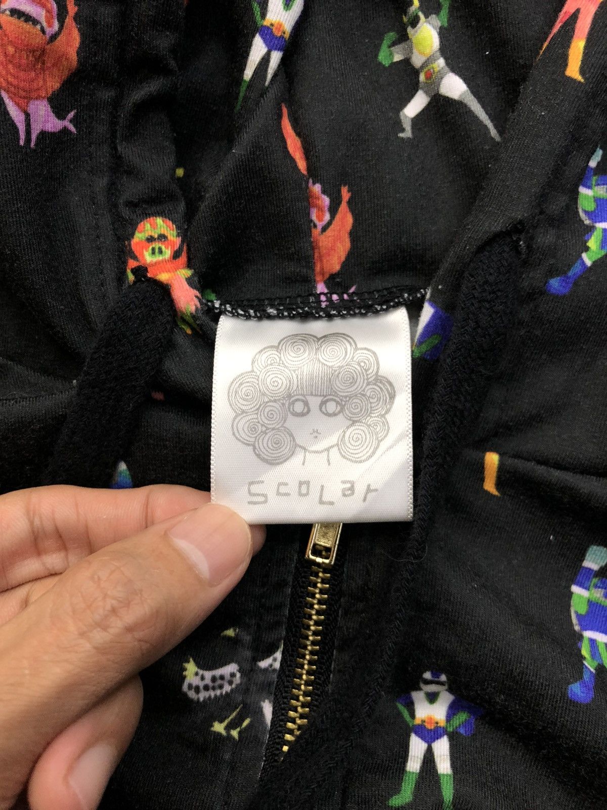 Japanese Brand Japanese Brand Scolar Full Print Hooded Sweater Size US M / EU 48-50 / 2 - 11 Thumbnail