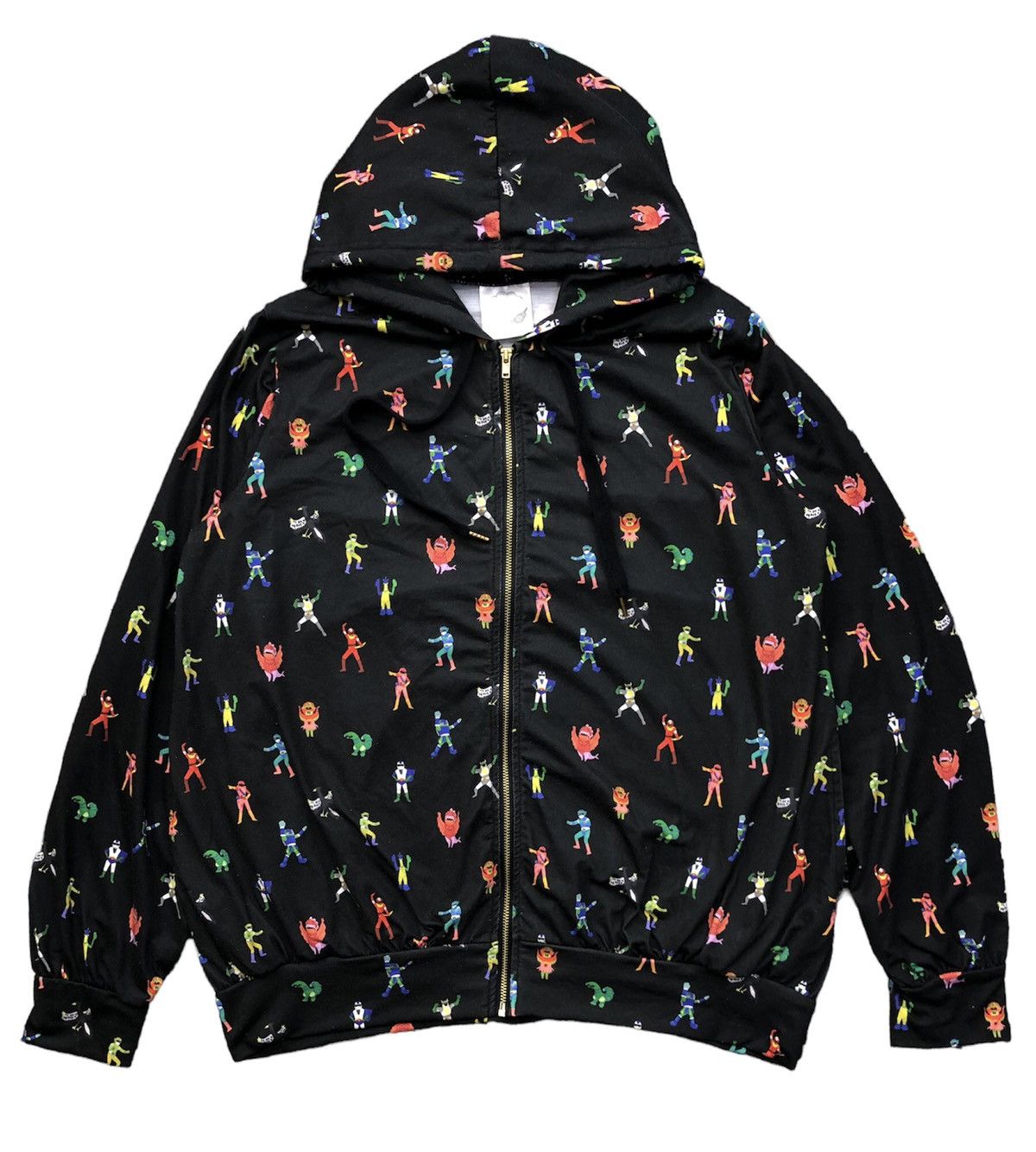 Japanese Brand Japanese Brand Scolar Full Print Hooded Sweater Size US M / EU 48-50 / 2 - 1 Thumbnail