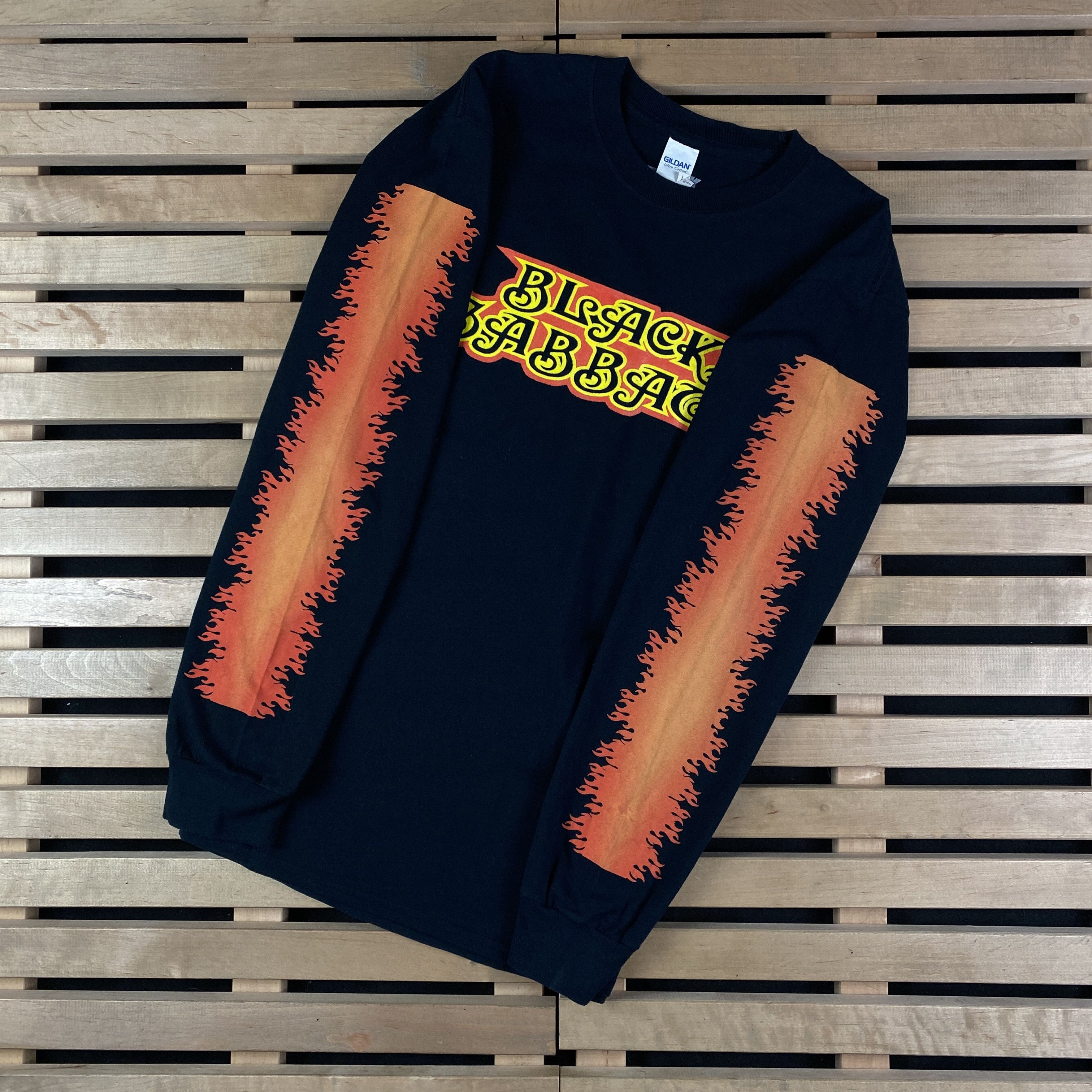 Band Tees × Black Sabbath × Vintage Mens Long Sleeve Sweatshirt Black Sabbath Size M Size US M / EU 48-50 / 2 - 4 Thumbnail