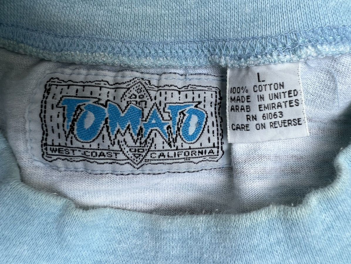 Vintage Vintage 90s TOMATO California Border Striped Pocket t shirt Size US L / EU 52-54 / 3 - 16 Thumbnail