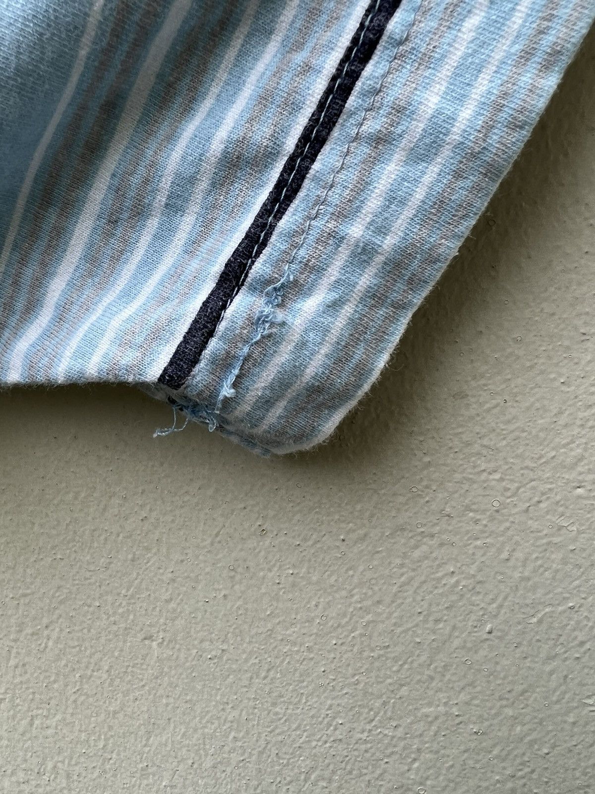 Vintage Vintage 90s TOMATO California Border Striped Pocket t shirt Size US L / EU 52-54 / 3 - 9 Thumbnail