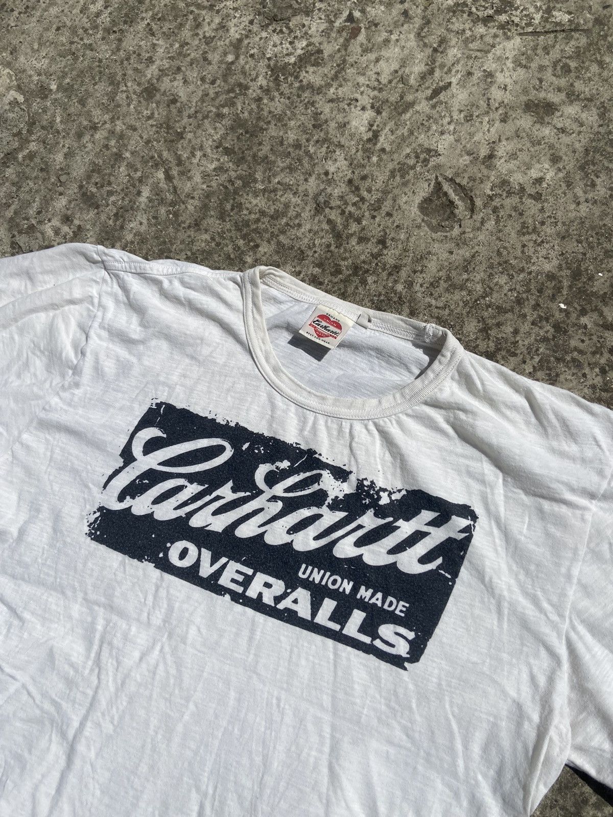 Carhartt Vintage Carhartt t-shirt logo Streetwear rare casual style Size US XL / EU 56 / 4 - 3 Thumbnail