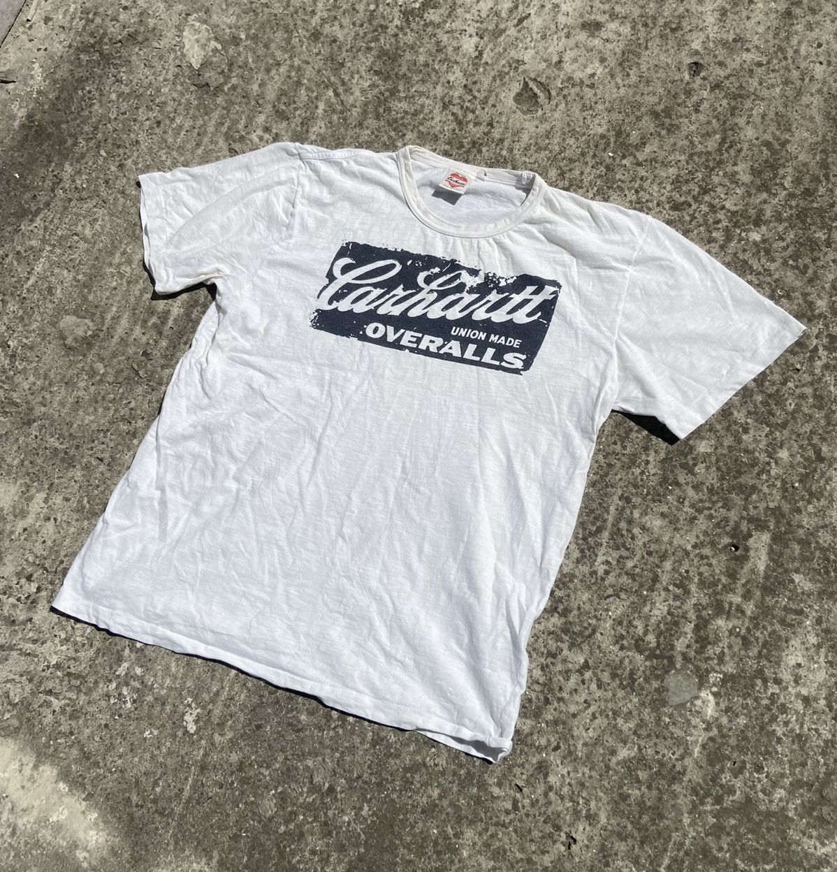 Carhartt Vintage Carhartt t-shirt logo Streetwear rare casual style Size US XL / EU 56 / 4 - 1 Thumbnail