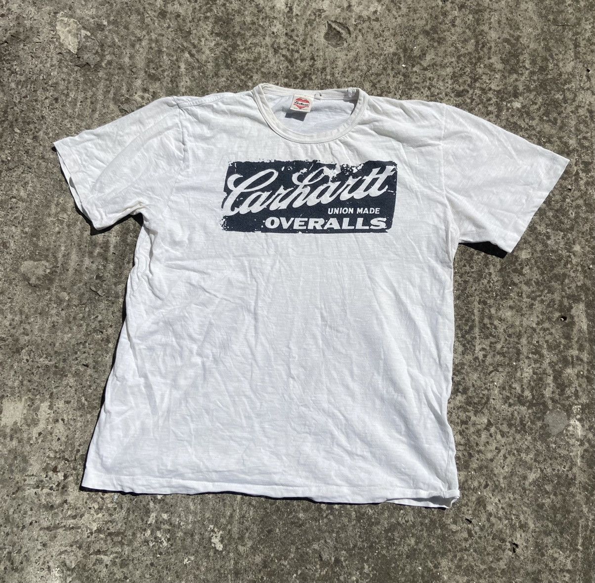 Carhartt Vintage Carhartt t-shirt logo Streetwear rare casual style Size US XL / EU 56 / 4 - 2 Thumbnail