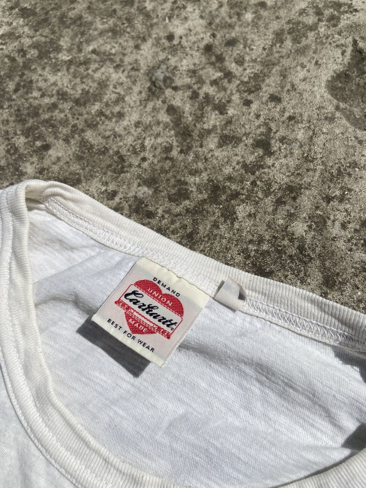 Carhartt Vintage Carhartt t-shirt logo Streetwear rare casual style Size US XL / EU 56 / 4 - 4 Thumbnail