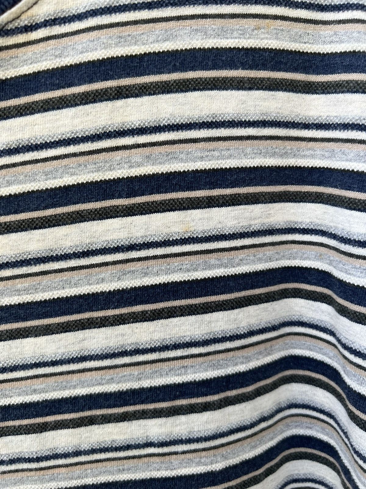 Vintage Vintage 90s Bale Dyed Usa Faded Narrow Striped tee Size US M / EU 48-50 / 2 - 5 Thumbnail