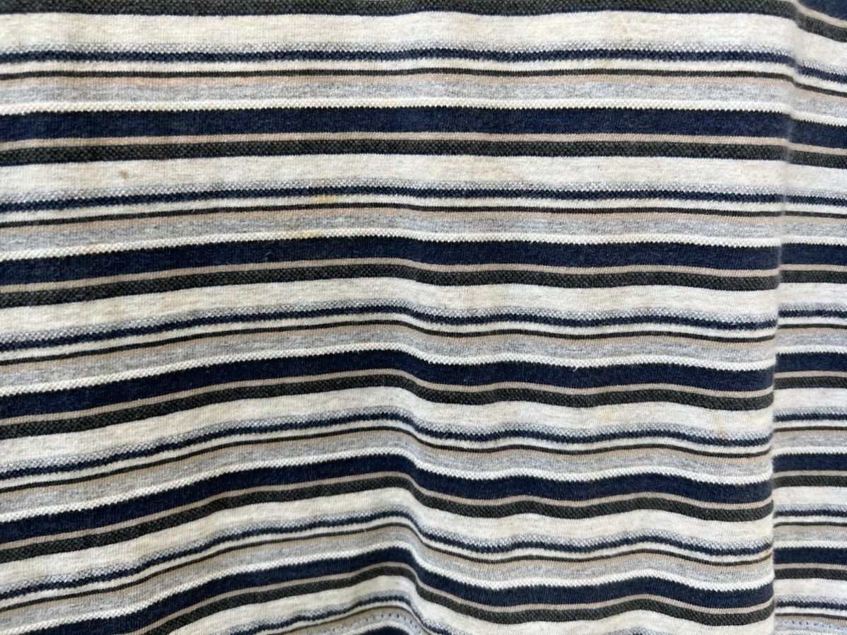 Vintage Vintage 90s Bale Dyed Usa Faded Narrow Striped tee Size US M / EU 48-50 / 2 - 6 Thumbnail
