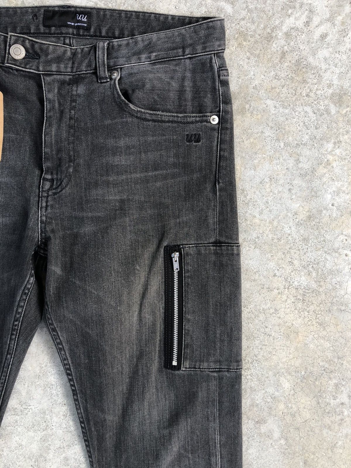 Undercover × Uniqlo Undercover x Uniqlo Distressed Jeans Skinny Size US 30 / EU 46 - 5 Thumbnail