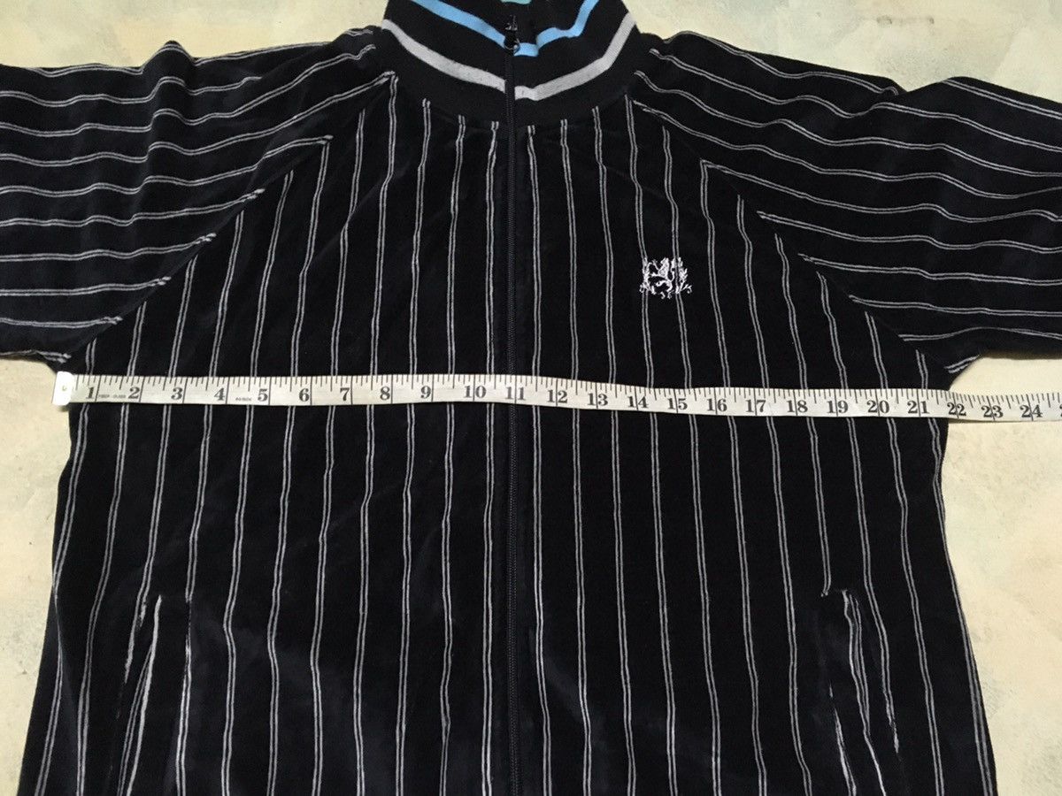 Japanese Brand Time Step Casual Style Stripes Zipper Sweater Size US XL / EU 56 / 4 - 4 Thumbnail