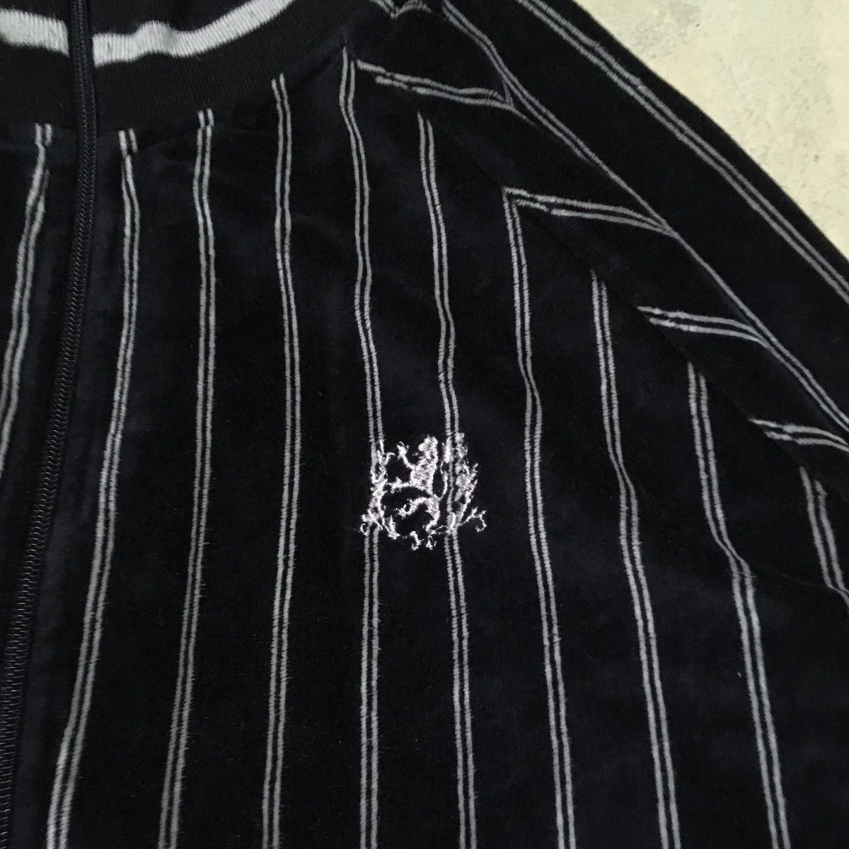 Japanese Brand Time Step Casual Style Stripes Zipper Sweater Size US XL / EU 56 / 4 - 2 Thumbnail