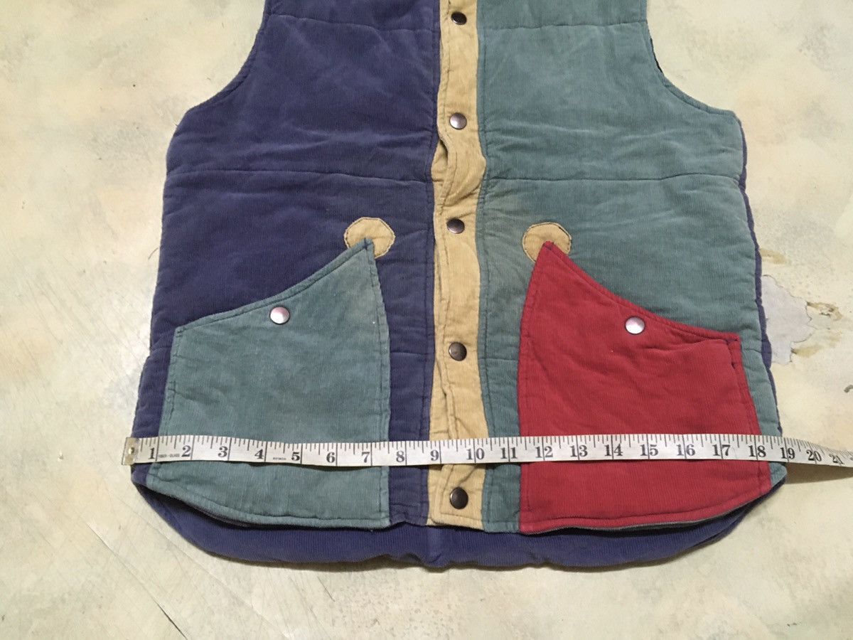 Japanese Brand Japanese Brand Vest Patchwork Colour Block Size US L / EU 52-54 / 3 - 7 Thumbnail