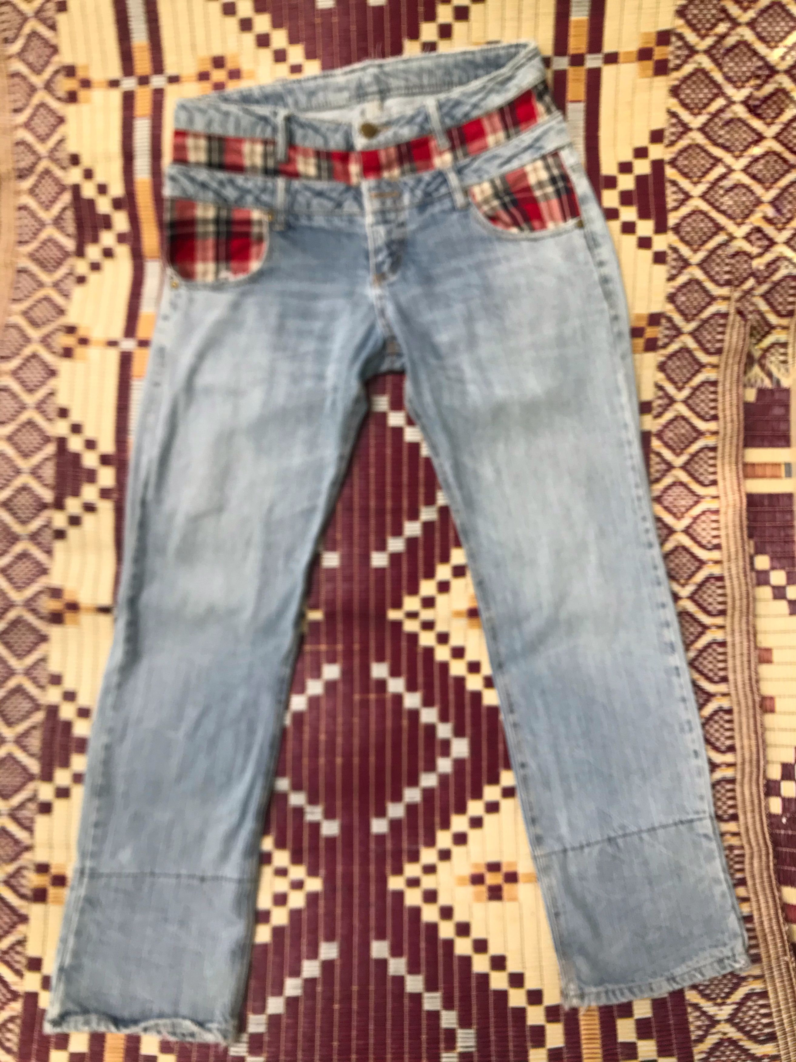 Hysteric Glamour × Japanese Brand Double Waist Denim Pants Size US 32 / EU 48 - 1 Thumbnail