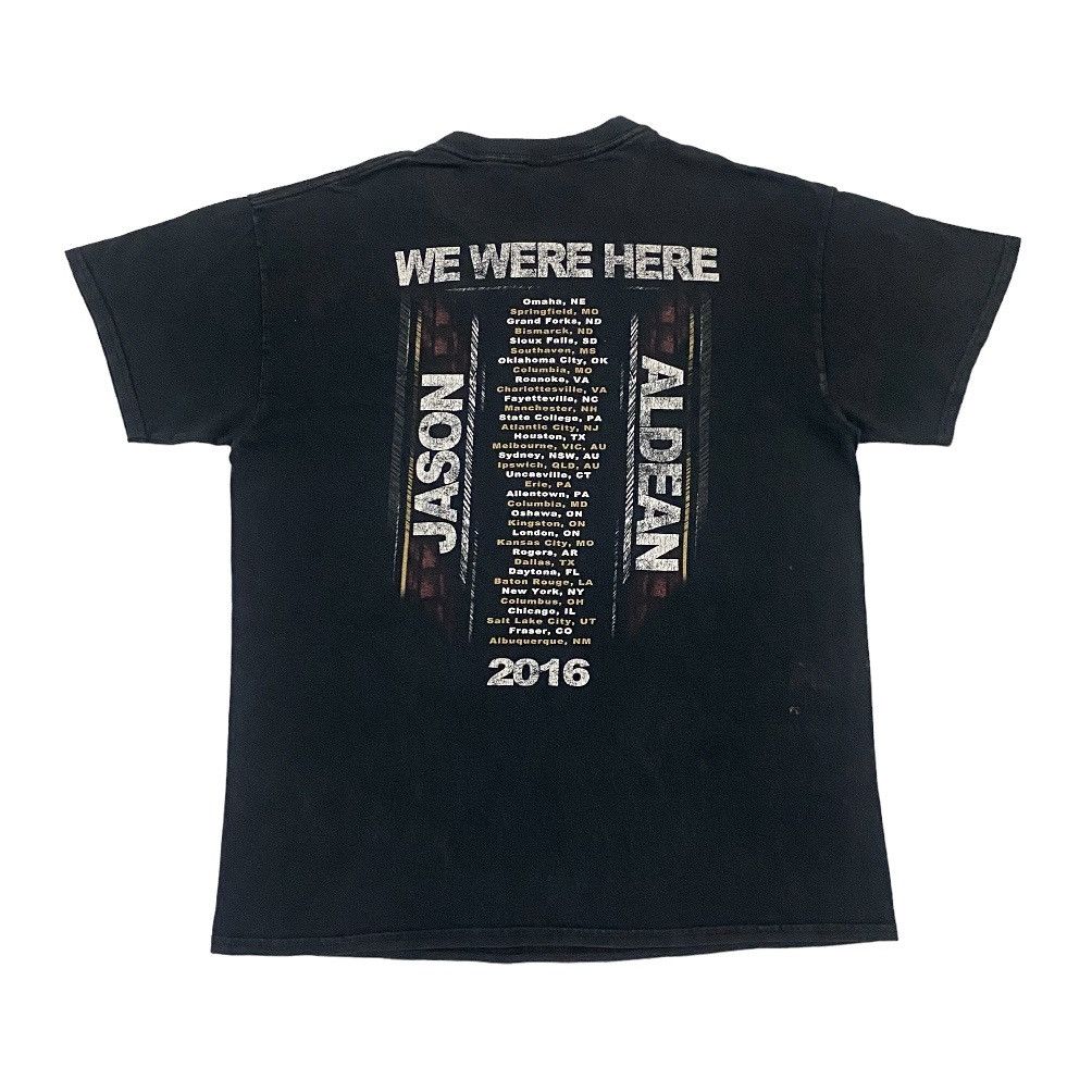 Band Tees Jason Albean Solo Singer We Were Here Tour 2016 Tshirt Size US M / EU 48-50 / 2 - 2 Thumbnail