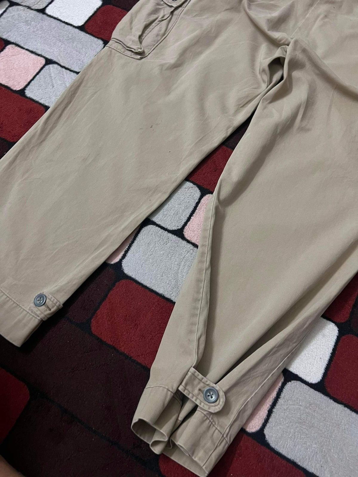 Polo Ralph Lauren Vintage Polo Ralph Lauren Tactical Cargo Pant Baggy Wide Leg Size US 35 - 8 Thumbnail