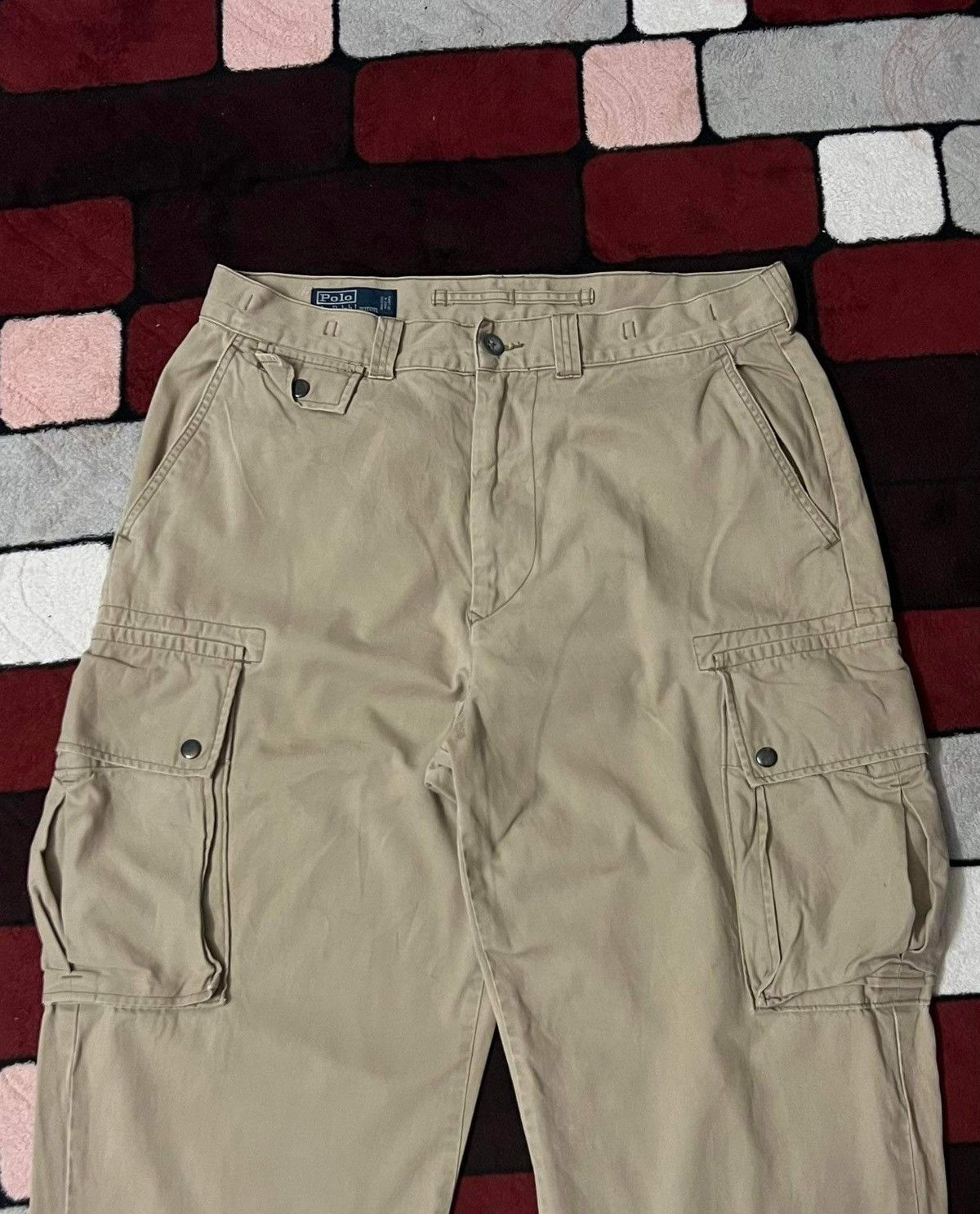 Polo Ralph Lauren Vintage Polo Ralph Lauren Tactical Cargo Pant Baggy Wide Leg Size US 35 - 9 Thumbnail