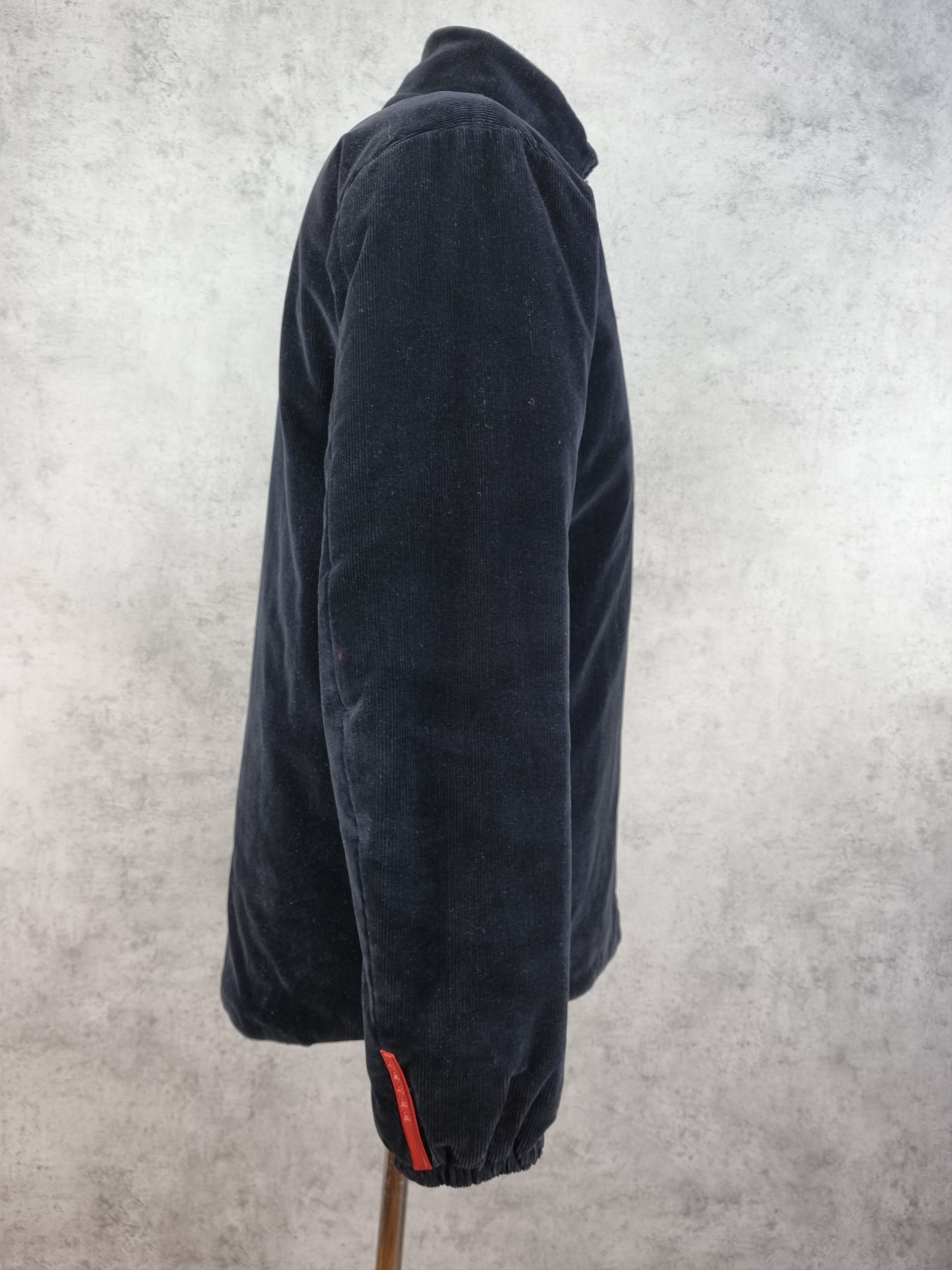 Prada 90s Rare Prada Corduroy Jacket Bomber Size US M / EU 48-50 / 2 - 6 Thumbnail