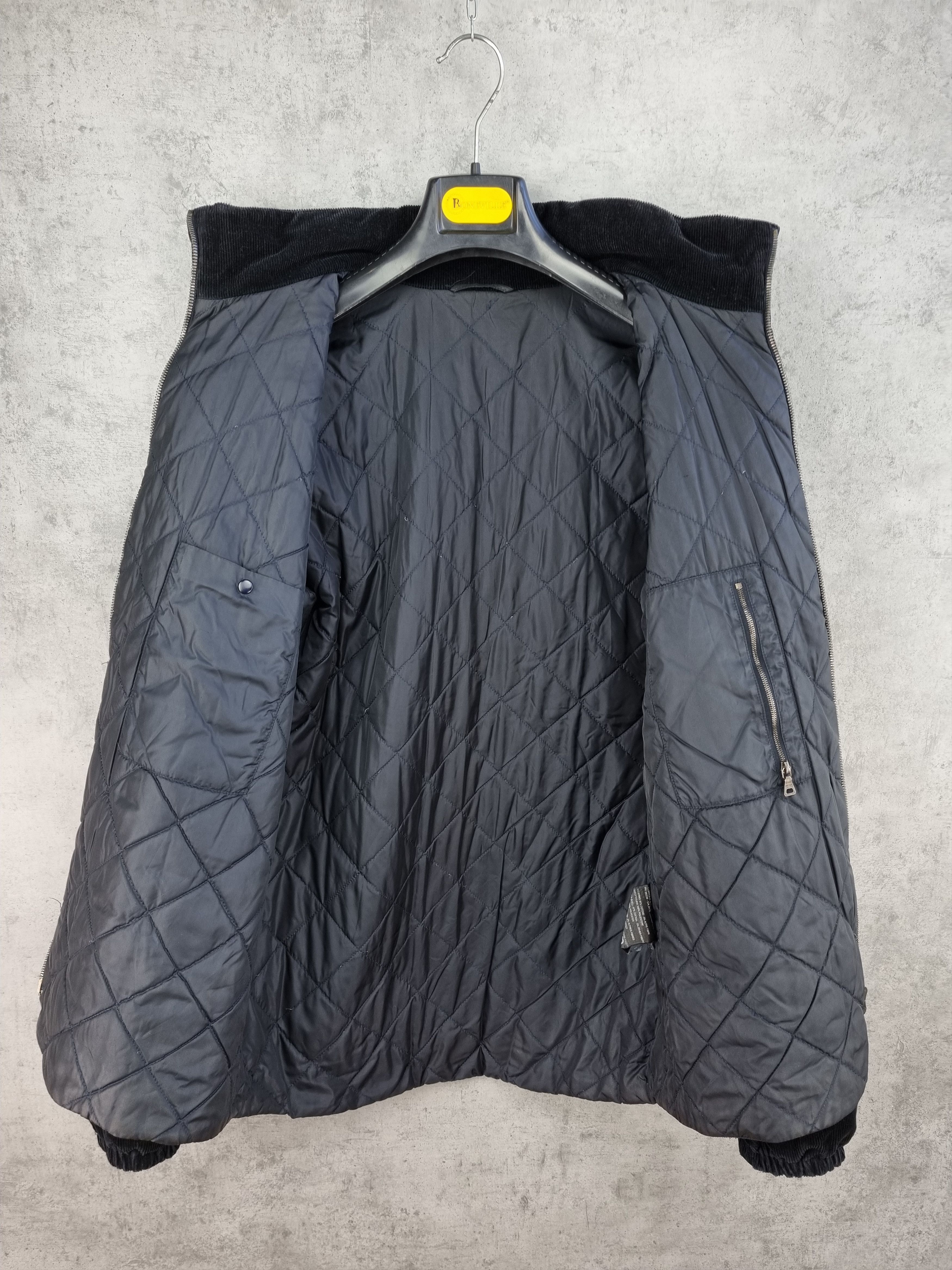 Prada 90s Rare Prada Corduroy Jacket Bomber Size US M / EU 48-50 / 2 - 9 Thumbnail