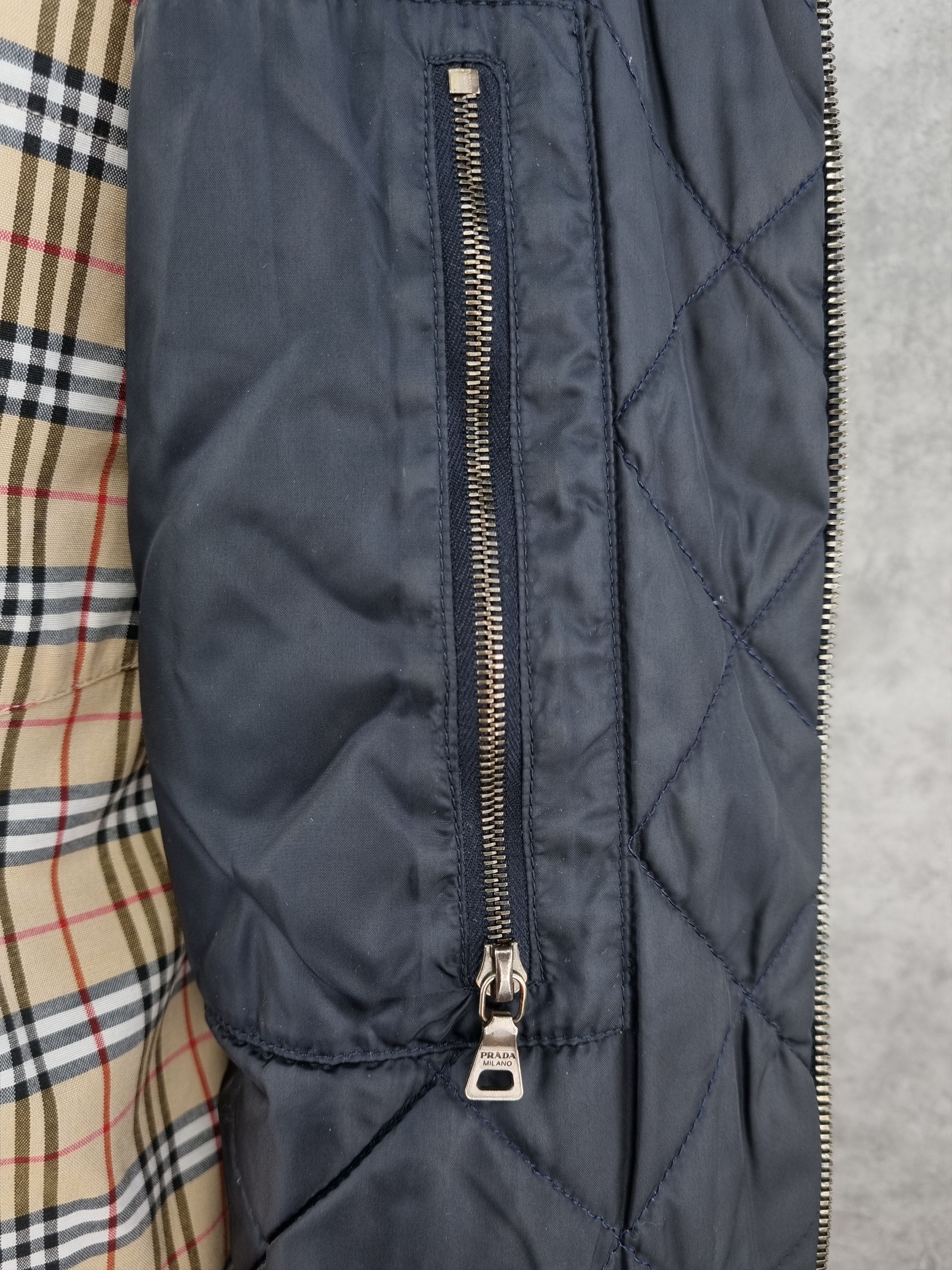Prada 90s Rare Prada Corduroy Jacket Bomber Size US M / EU 48-50 / 2 - 13 Thumbnail