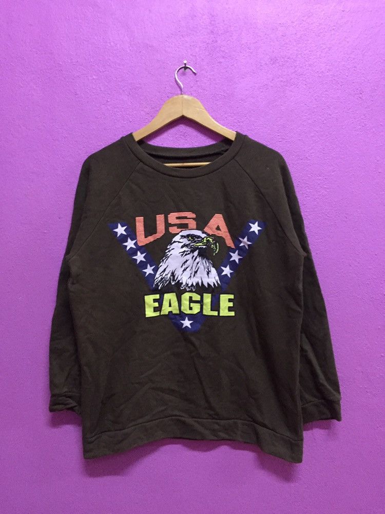 Vintage Vintage USA Eagle Sweatshirts Size US L / EU 52-54 / 3 - 1 Thumbnail