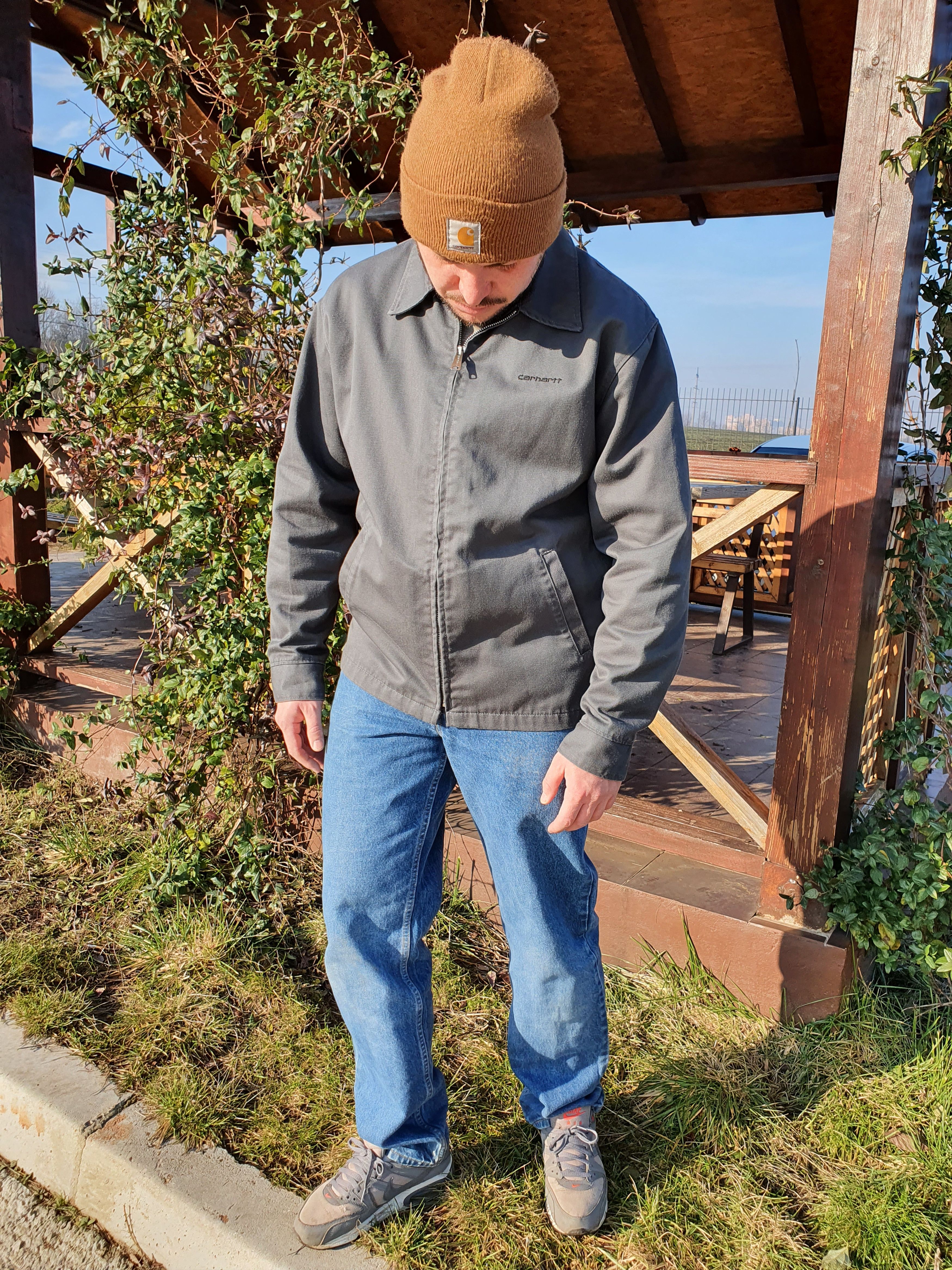 Carhartt × Vintage 80s Gray Carhartt Worker Vintage Jacket seen on Kanye west Size US L / EU 52-54 / 3 - 6 Thumbnail