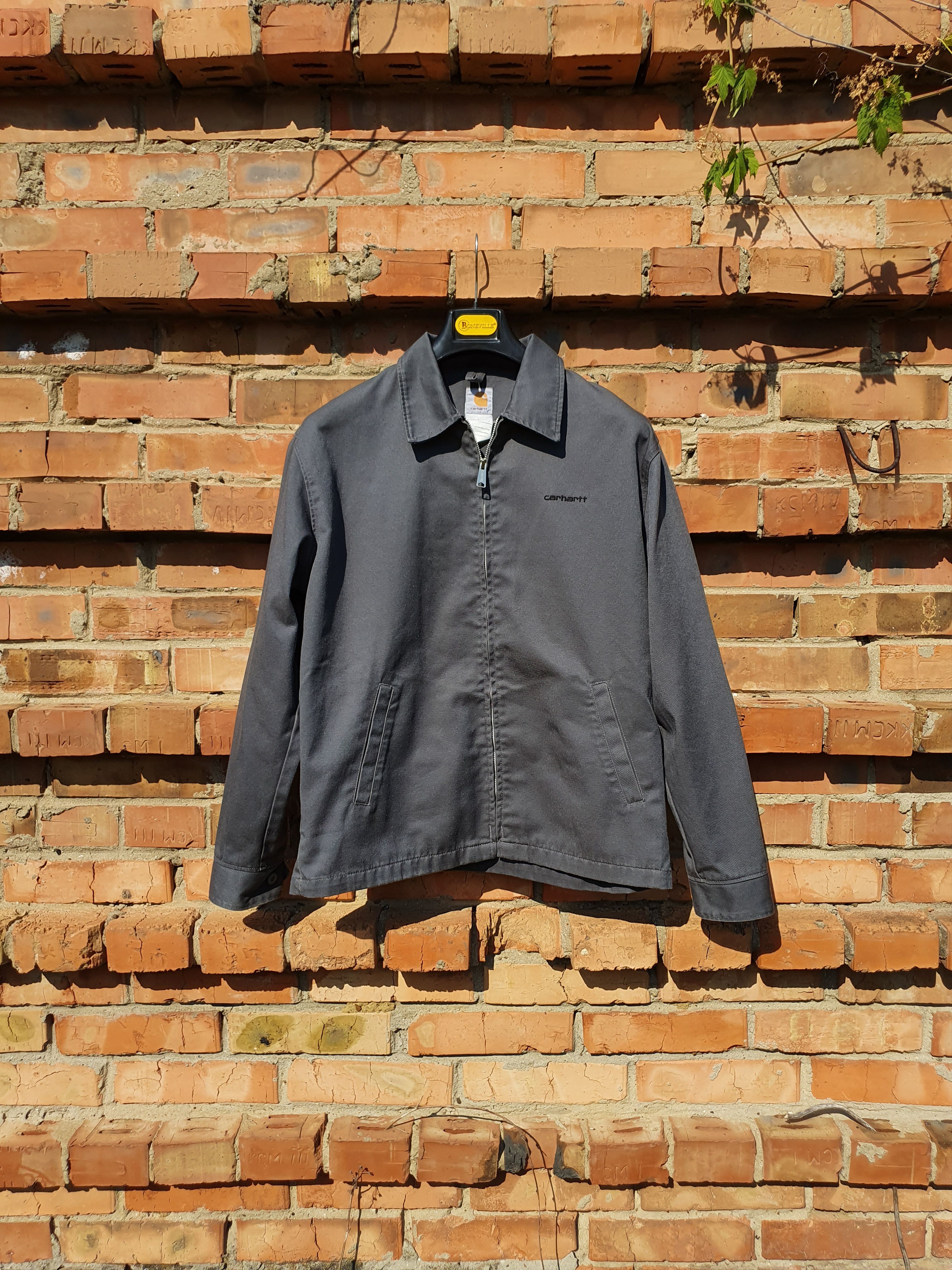 Carhartt × Vintage 80s Gray Carhartt Worker Vintage Jacket seen on Kanye west Size US L / EU 52-54 / 3 - 14 Thumbnail