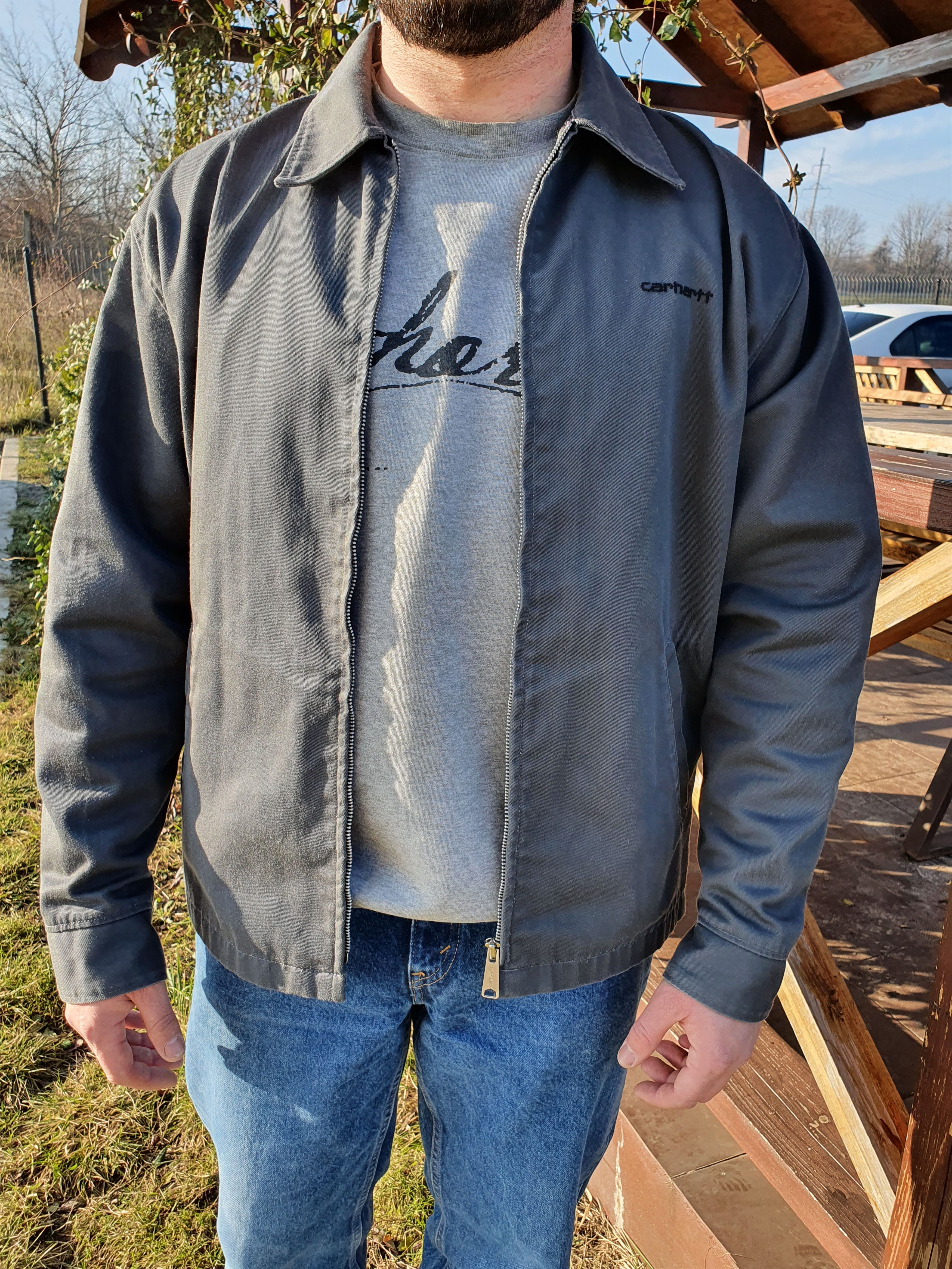 80s carhartt ye カニエウエスト着 デニム チョアコート XL 80s carhartt ye カニエウエスト着 デニム チョアコート XL