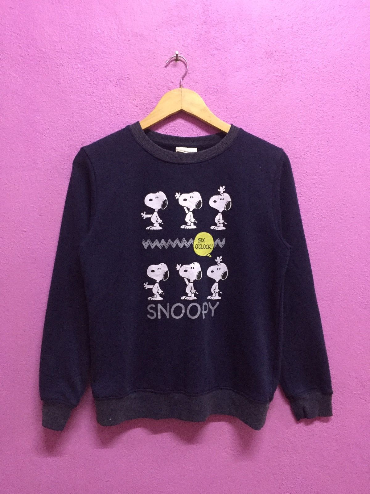 Peanuts Vintage 90’s Snoopy Six O’Clock Sweatshirts Size M Size US M / EU 48-50 / 2 - 1 Thumbnail
