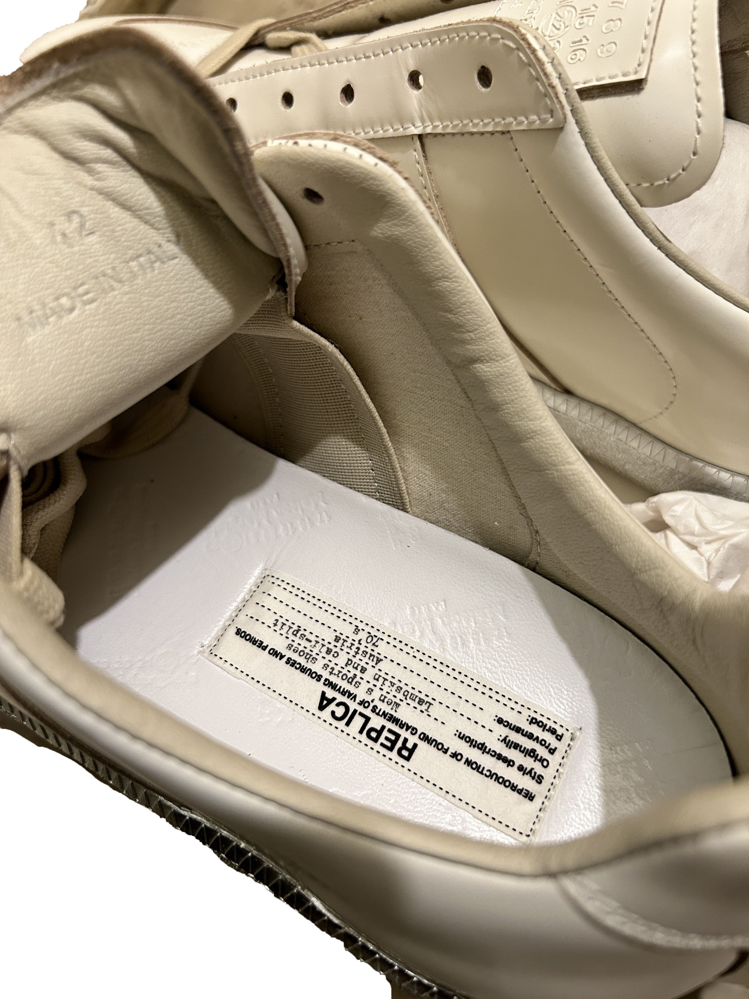 Maison Margiela MAISON MARGIELA 22 Replica low silver sole sneakers Size US 9 / EU 42 - 10 Thumbnail