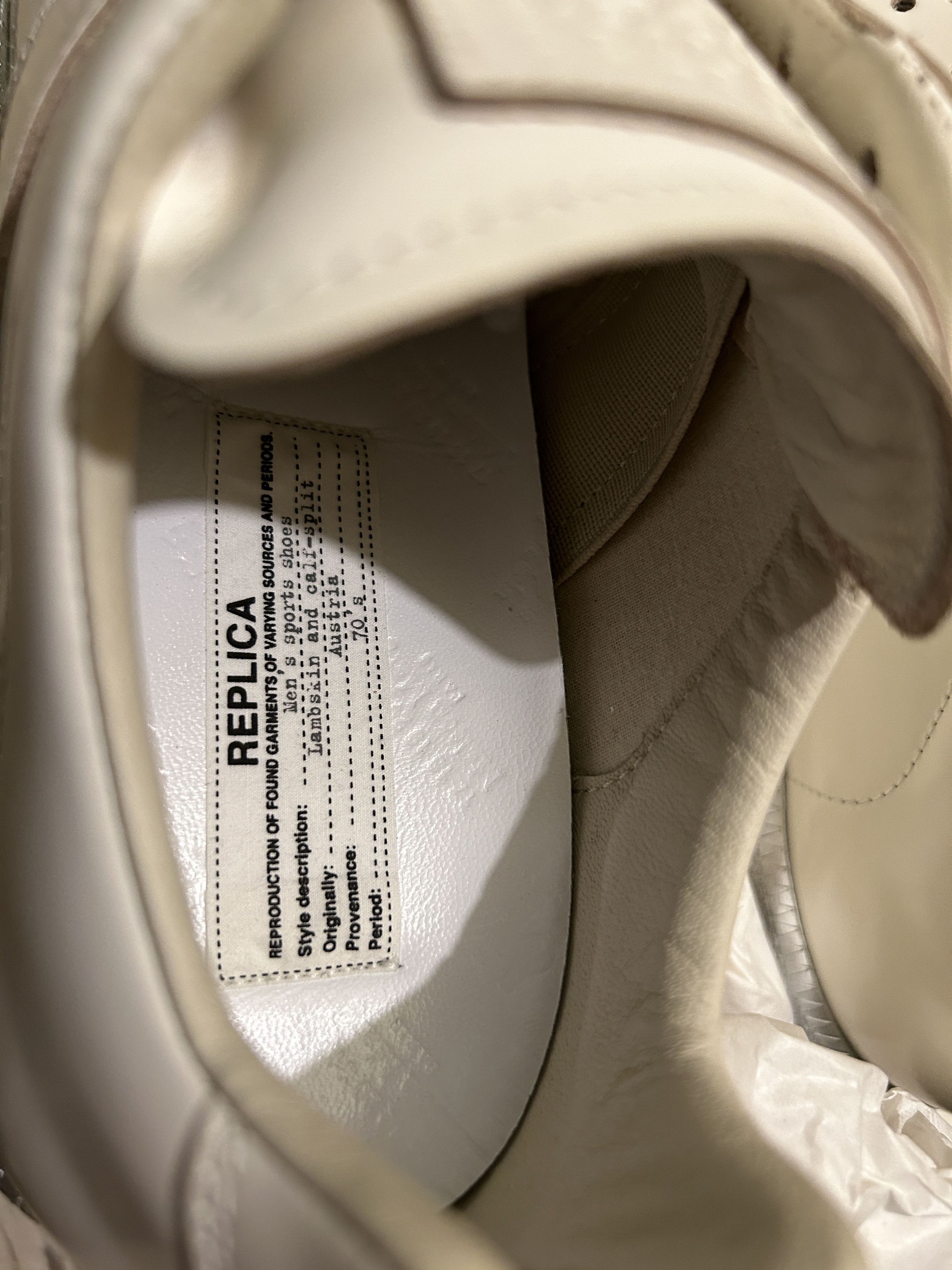 Maison Margiela MAISON MARGIELA 22 Replica low silver sole sneakers Size US 9 / EU 42 - 7 Thumbnail