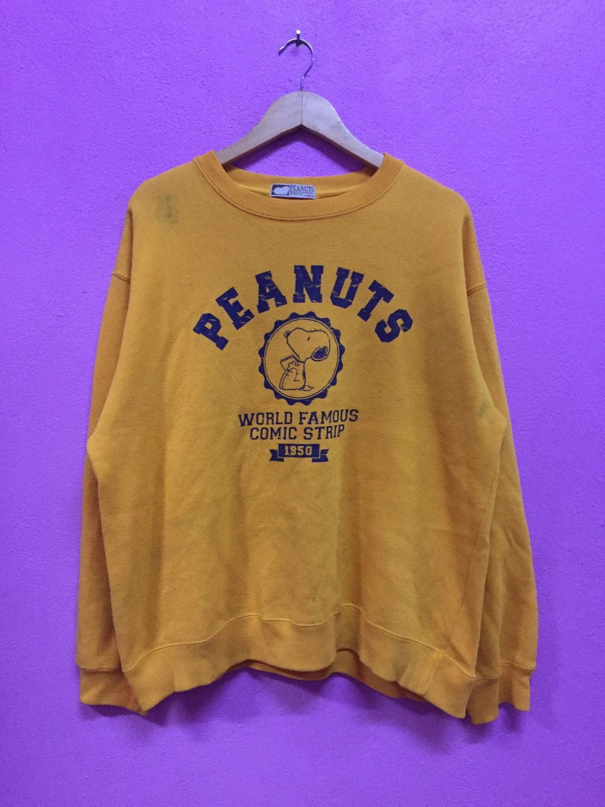 Peanuts Vintage 90’s Snoopy Peanuts Sweatshirts Size 3L Size US L / EU 52-54 / 3 - 1 Thumbnail