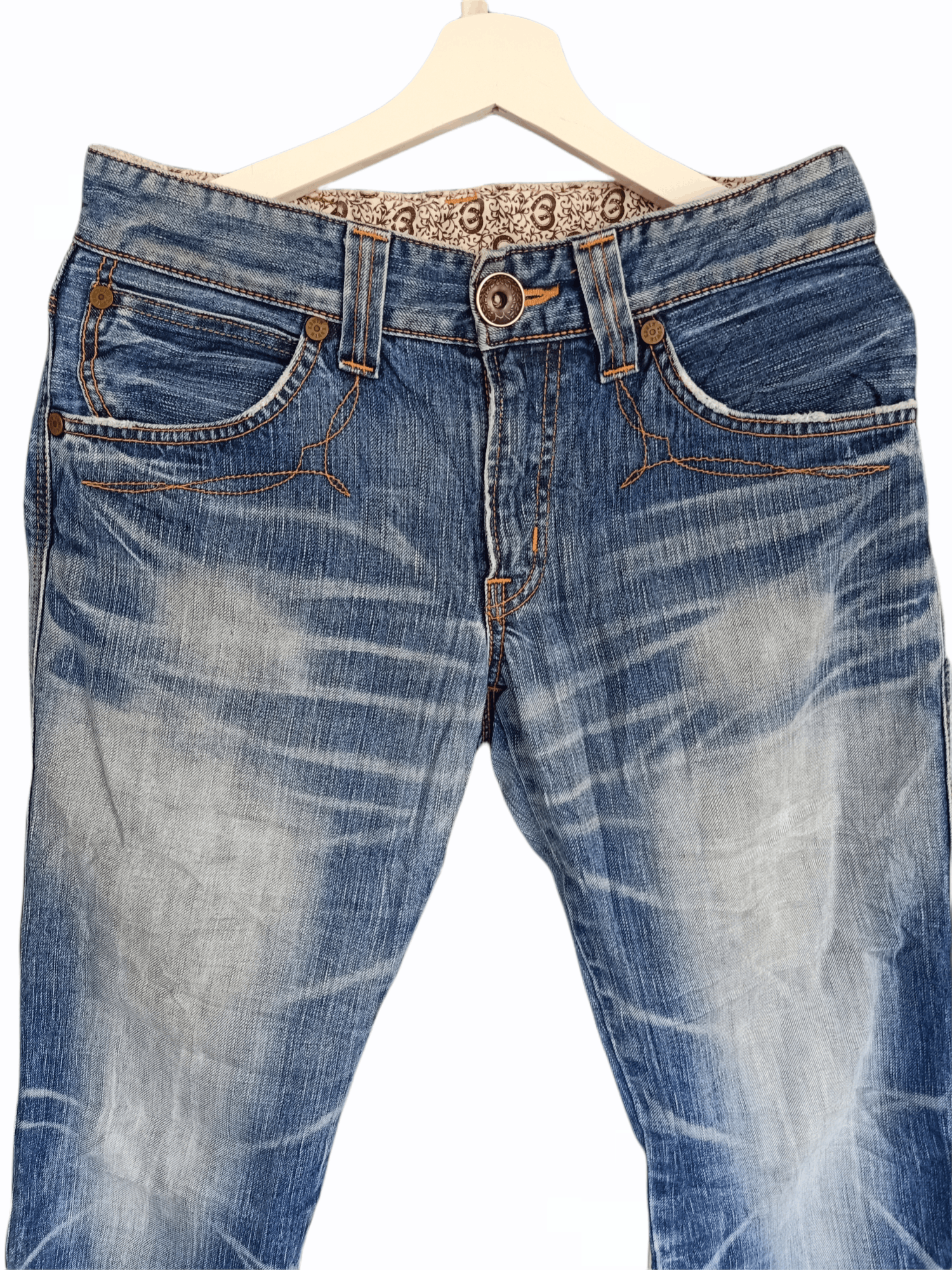Edwin × Vintage Seasoned Blue Trip Edwin Jeans Size US 30 / EU 46 - 2 Thumbnail
