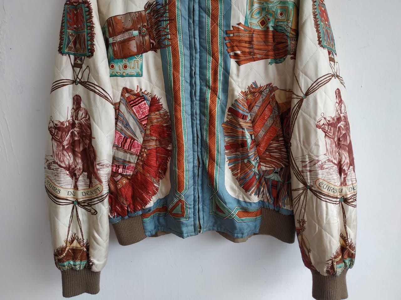 Hermes Hermes Cuirs Du Desert by F. De La Perriere (80's) Bomber Size US L / EU 52-54 / 3 - 23 Thumbnail
