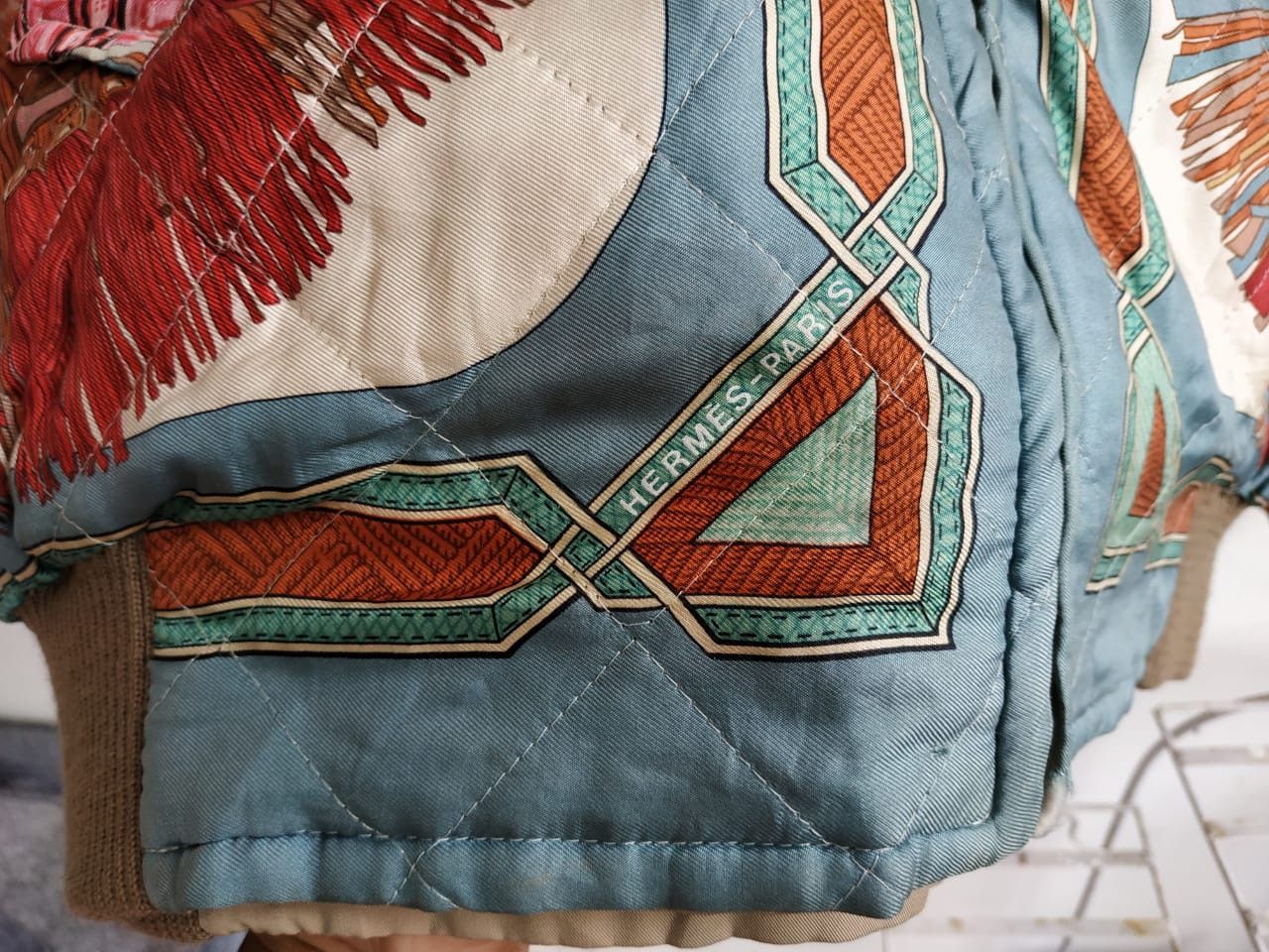 Hermes Hermes Cuirs Du Desert by F. De La Perriere (80's) Bomber Size US L / EU 52-54 / 3 - 19 Thumbnail