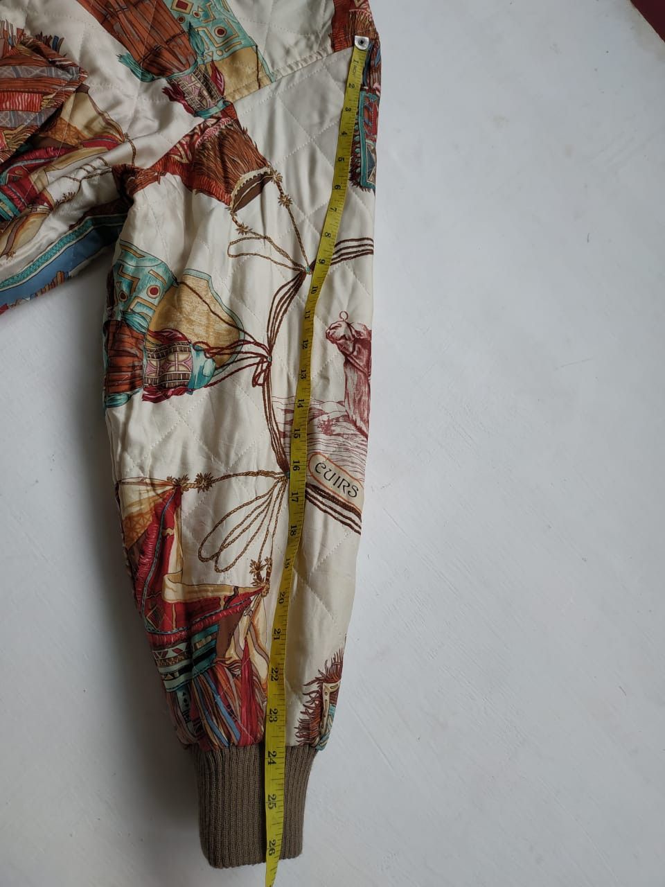 Hermes Hermes Cuirs Du Desert by F. De La Perriere (80's) Bomber Size US L / EU 52-54 / 3 - 25 Thumbnail