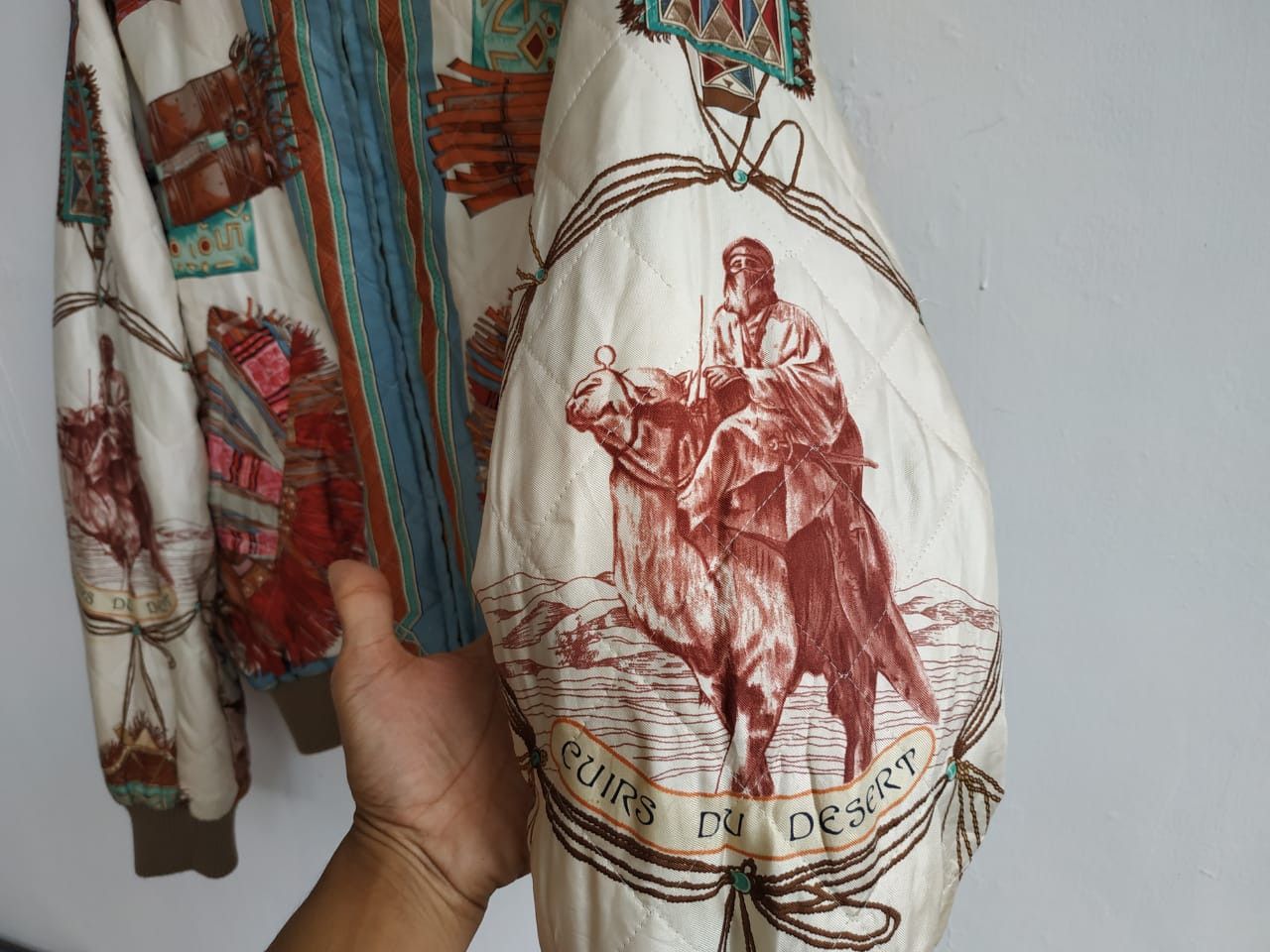 Hermes Hermes Cuirs Du Desert by F. De La Perriere (80's) Bomber Size US L / EU 52-54 / 3 - 24 Thumbnail
