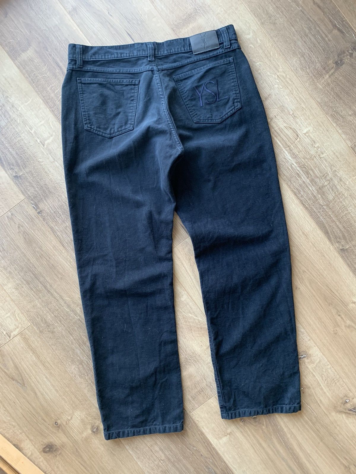Yves Saint Laurent Vintage Yves Saint Laurent YSL logo pants Size US 34 / EU 50 - 4 Thumbnail