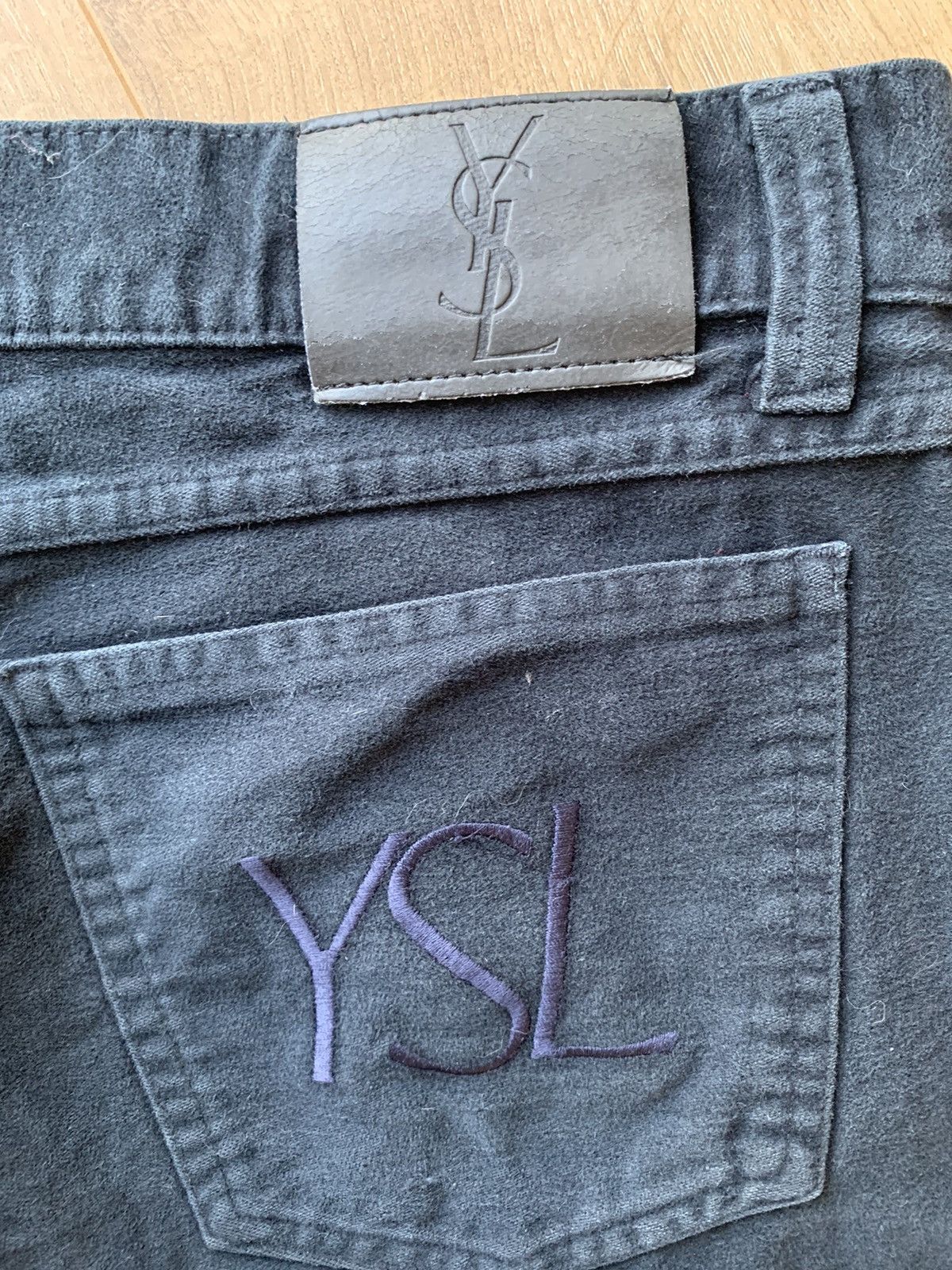 Yves Saint Laurent Vintage Yves Saint Laurent YSL logo pants Size US 34 / EU 50 - 6 Thumbnail