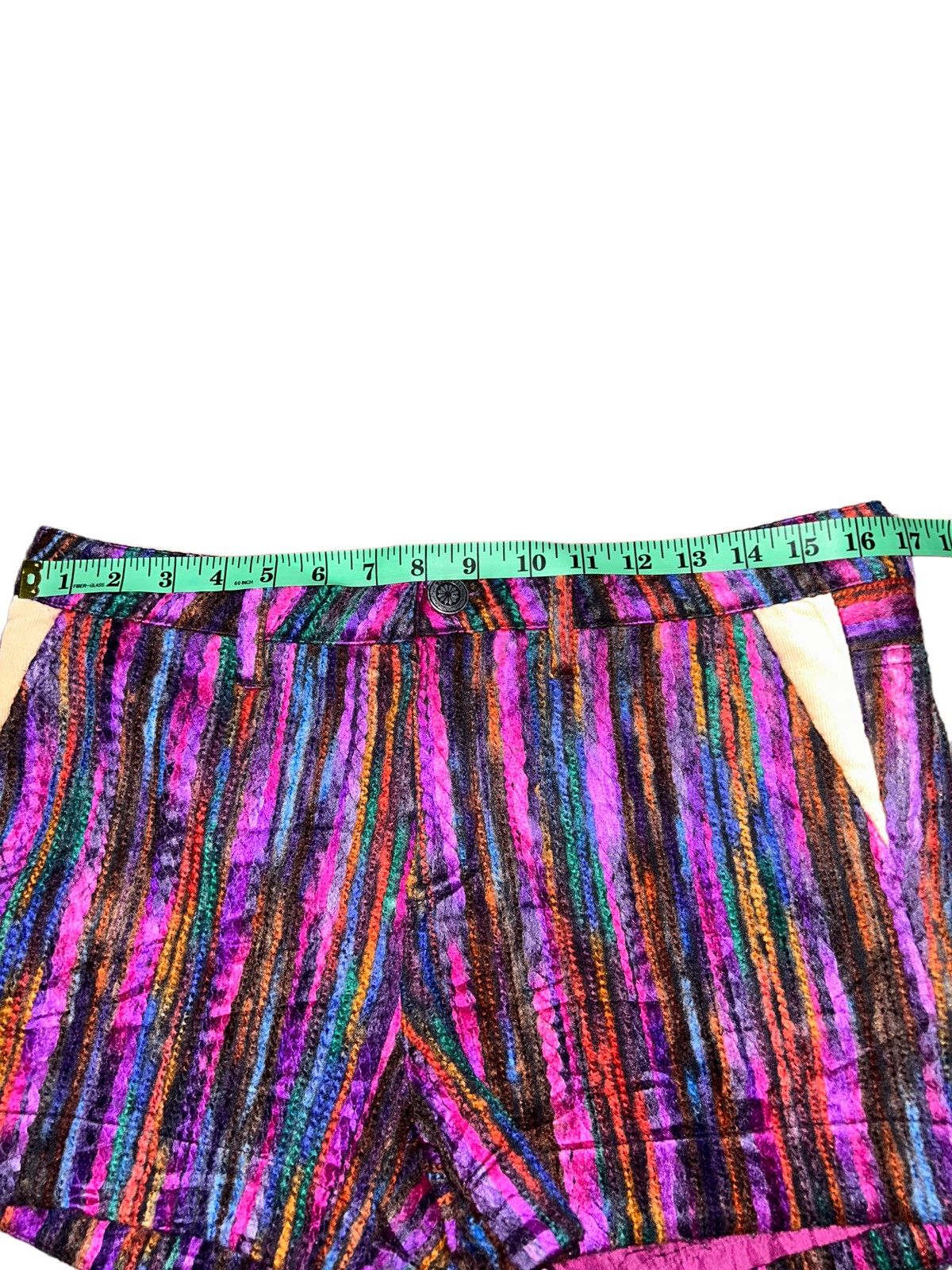 Japanese Brand Japanese Titicaca Wool Multicolor Short Pant Size 33" - 3 Thumbnail