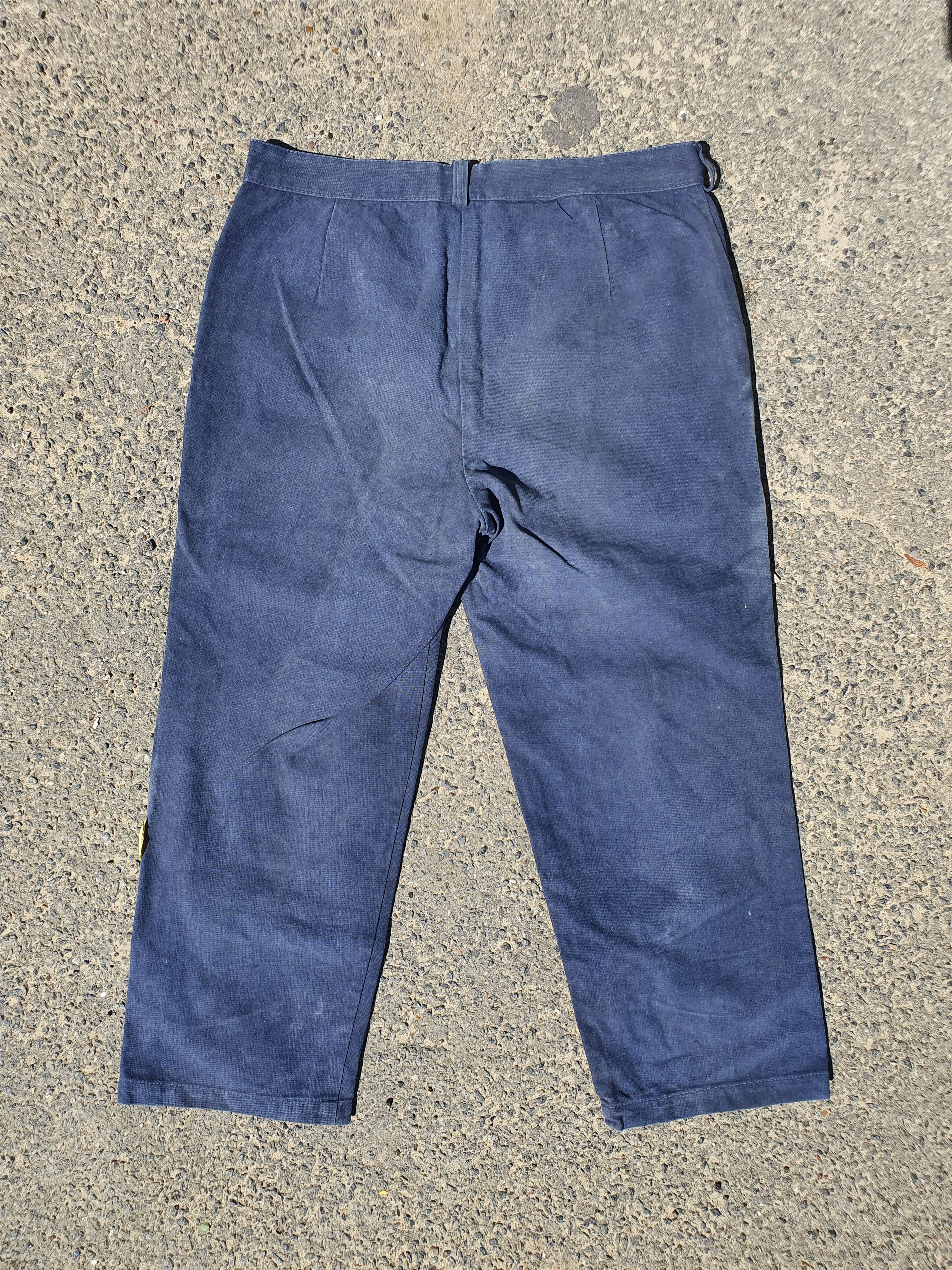 Le Laboureur × Vetra × Vintage Rare Double knees 60s Faded Workers pants Thrashed Punk Size US 32 / EU 48 - 2 Thumbnail