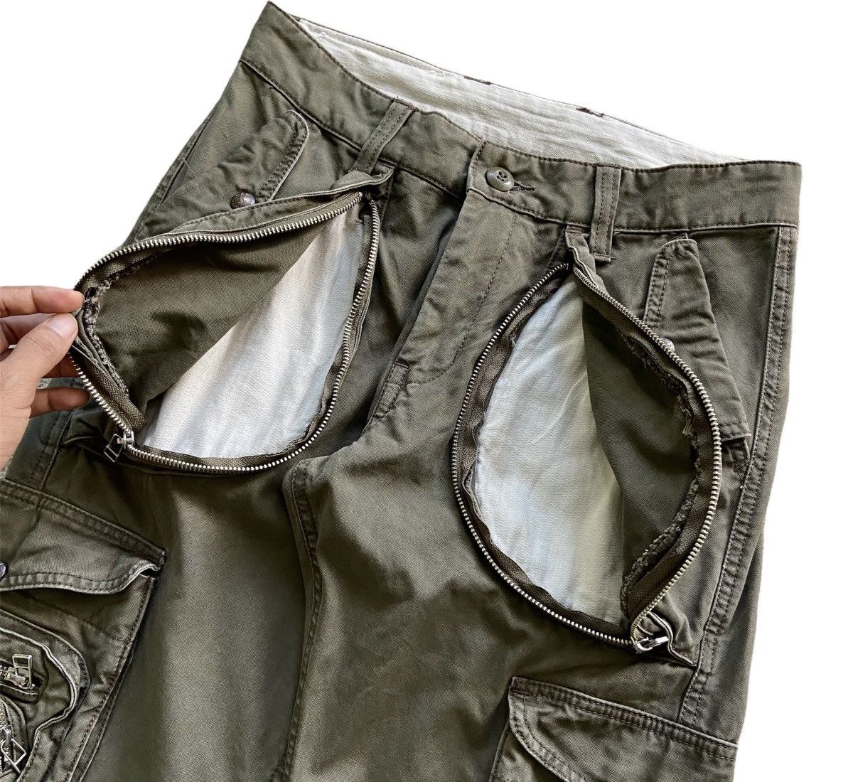 Japanese Brand × Lee Lee 3D Multi Pocket Cargo Pants Size US 30 / EU 46 - 3 Thumbnail
