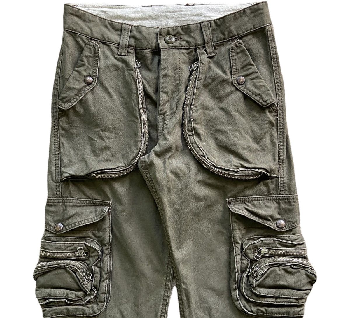 Japanese Brand × Lee Lee 3D Multi Pocket Cargo Pants Size US 30 / EU 46 - 2 Thumbnail