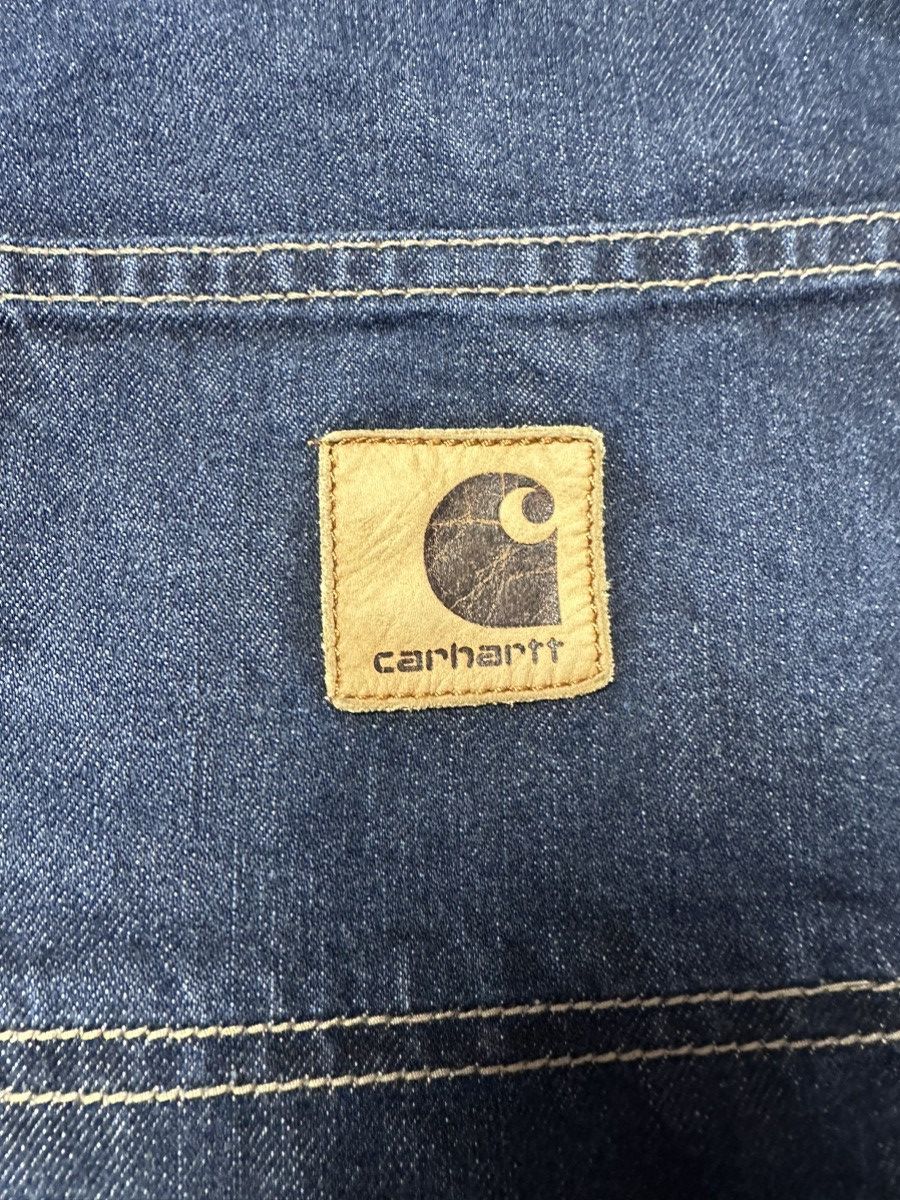 Carhartt × Carhartt Wip × Vintage Vintage Carhartt work wear denim pants pocket size 32/34 Size US 32 / EU 48 - 4 Thumbnail