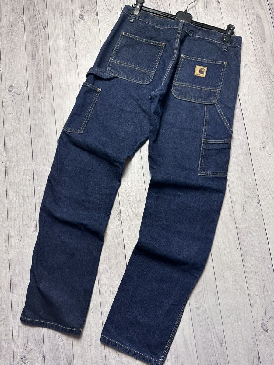 Carhartt × Carhartt Wip × Vintage Vintage Carhartt work wear denim pants pocket size 32/34 Size US 32 / EU 48 - 2 Thumbnail