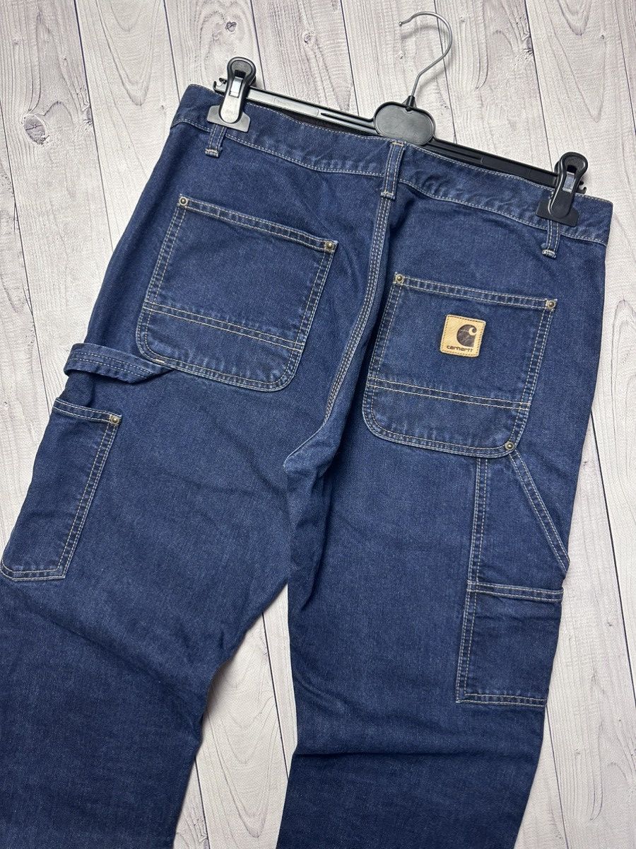 Carhartt × Carhartt Wip × Vintage Vintage Carhartt work wear denim pants pocket size 32/34 Size US 32 / EU 48 - 3 Thumbnail