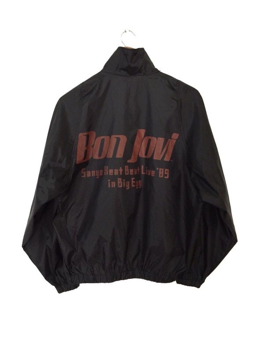 Bon Jovi 💥FinalDrop💥Vintage Bonjovi Custom Windbreaker Jacket Size US L / EU 52-54 / 3 - 1 Thumbnail