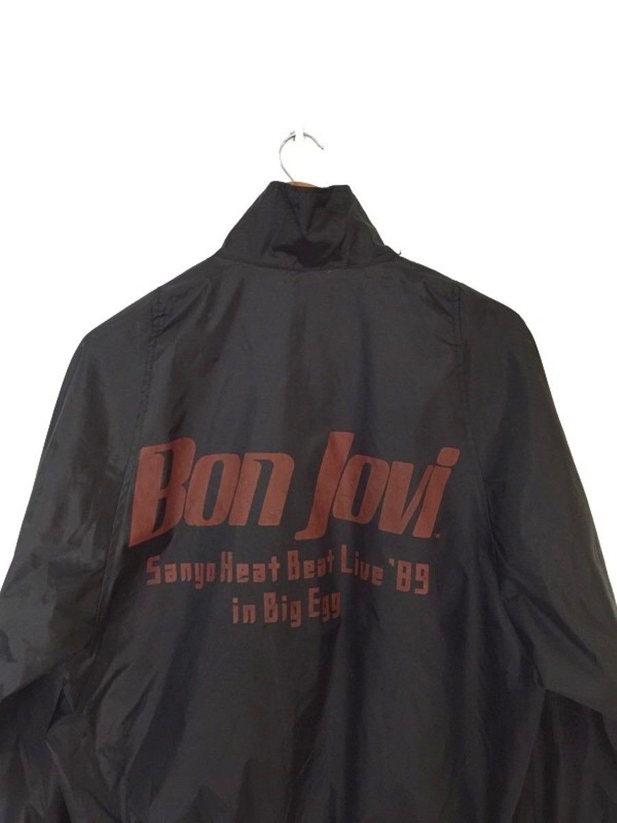 Bon Jovi 💥FinalDrop💥Vintage Bonjovi Custom Windbreaker Jacket Size US L / EU 52-54 / 3 - 2 Thumbnail