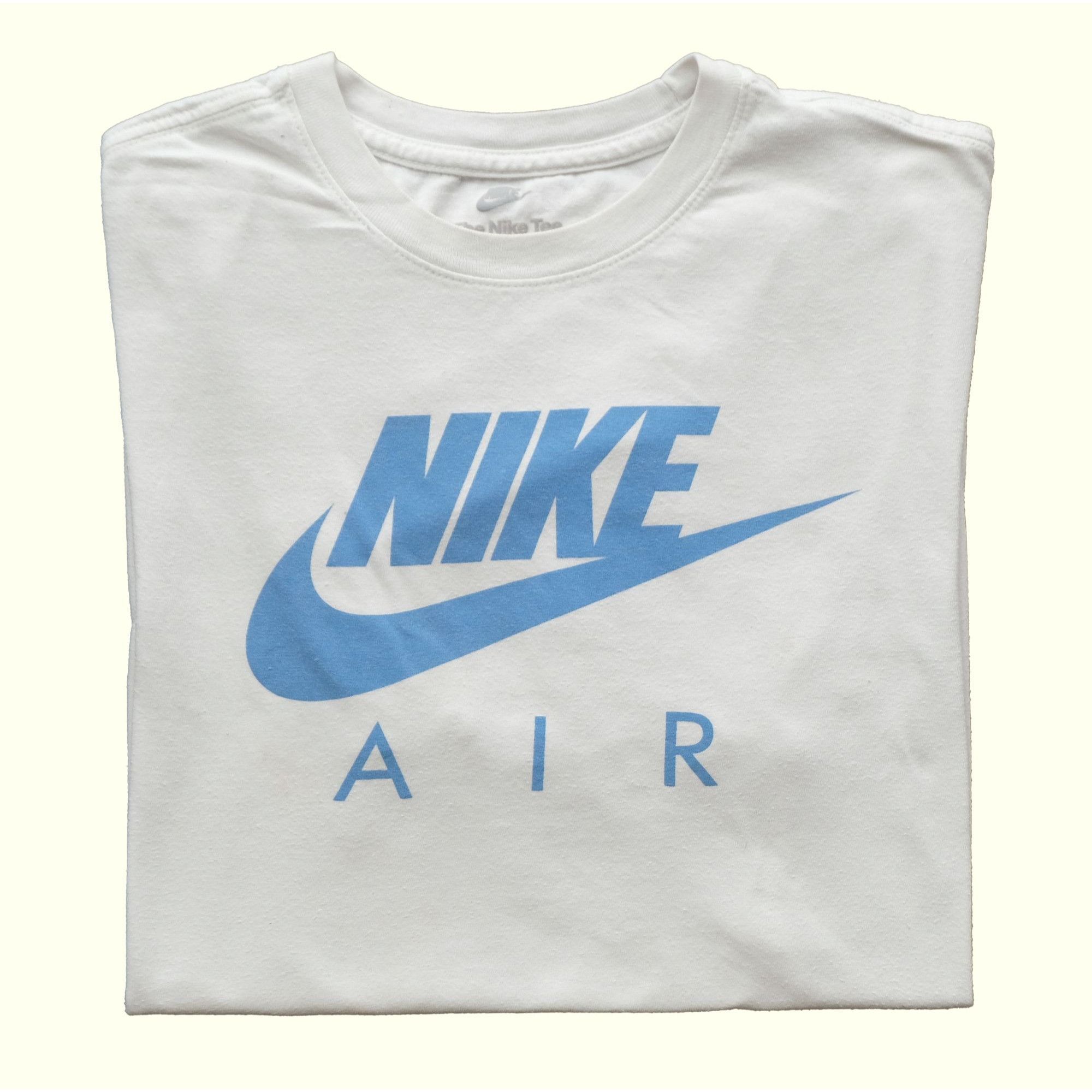 Nike 2020 DEAD STOCK NIKE AIR SPELL OUT T SHIRT WHITE : SZ M Size US M / EU 48-50 / 2 - 1 Thumbnail