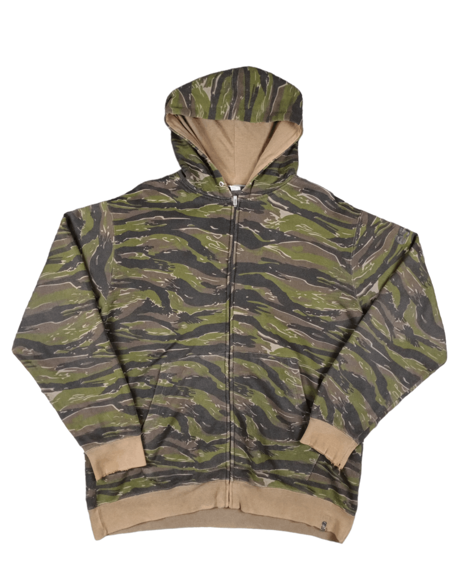 Es 💥RARE💥Vintage Es Skateboarding Tiger Stripe Hoodies Jacket Grailed