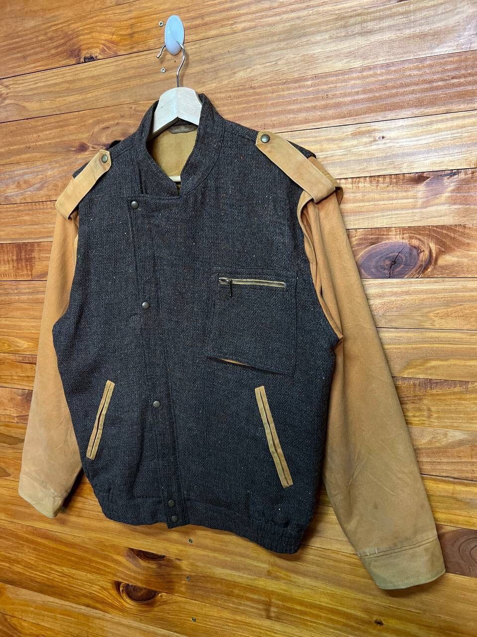 Japanese Brand ROTARY GROUP WOOL BOMBER STYLE JACKET Size US M / EU 48-50 / 2 - 3 Thumbnail